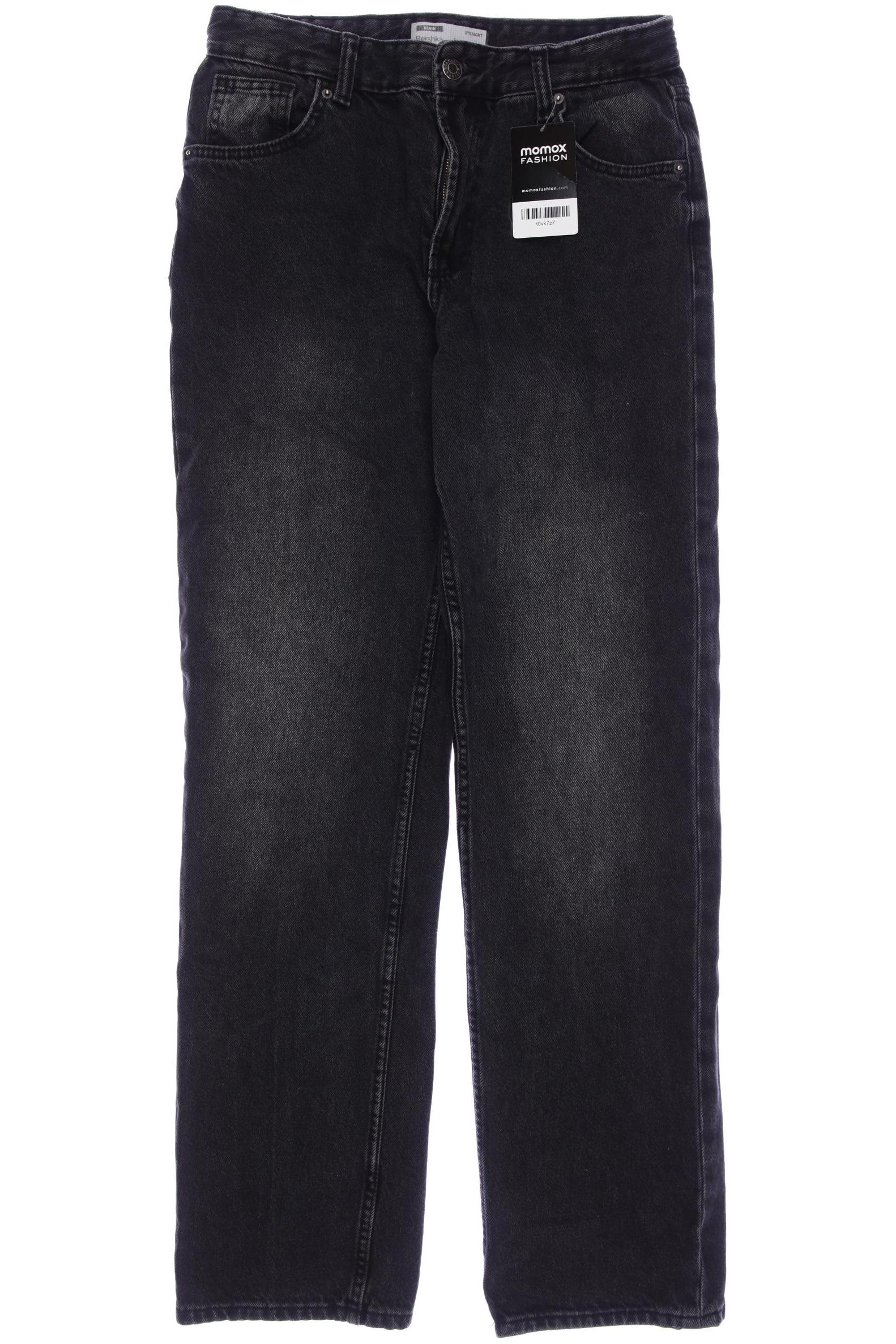 

bershka Damen Jeans, grau, Gr. 36