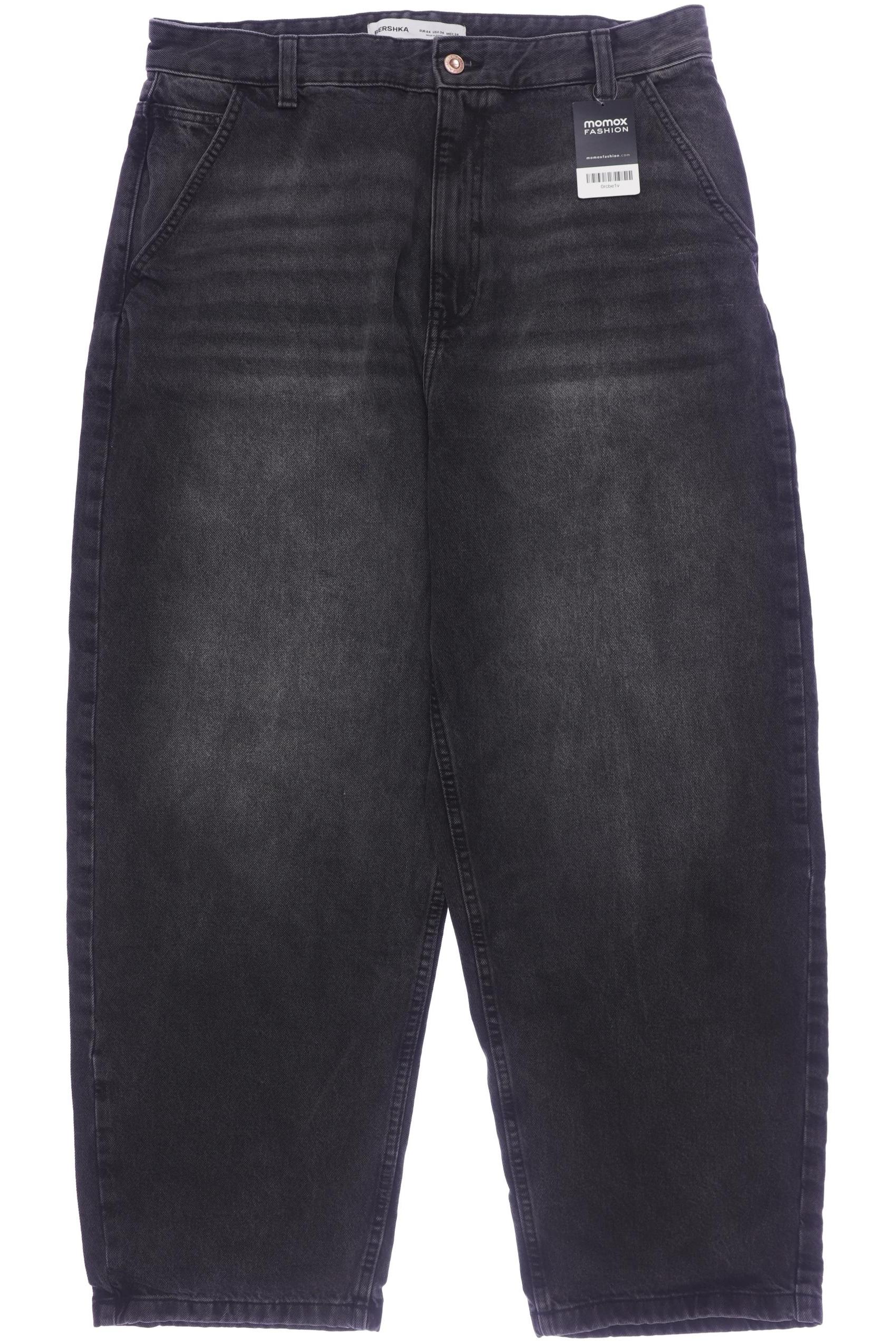 

bershka Damen Jeans, grau, Gr. 44