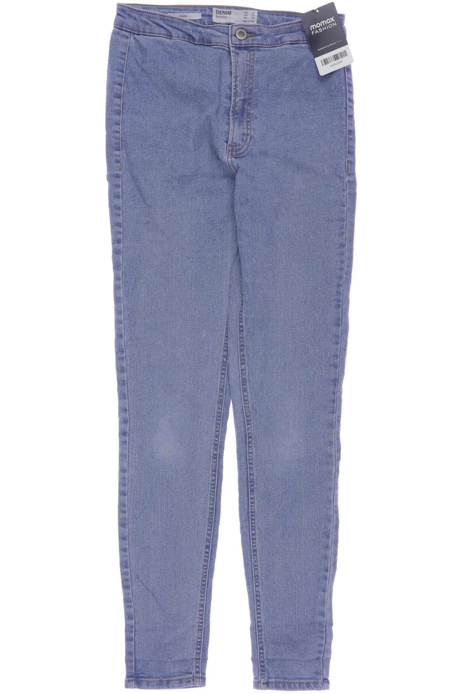 

bershka Damen Jeans, blau, Gr. 36