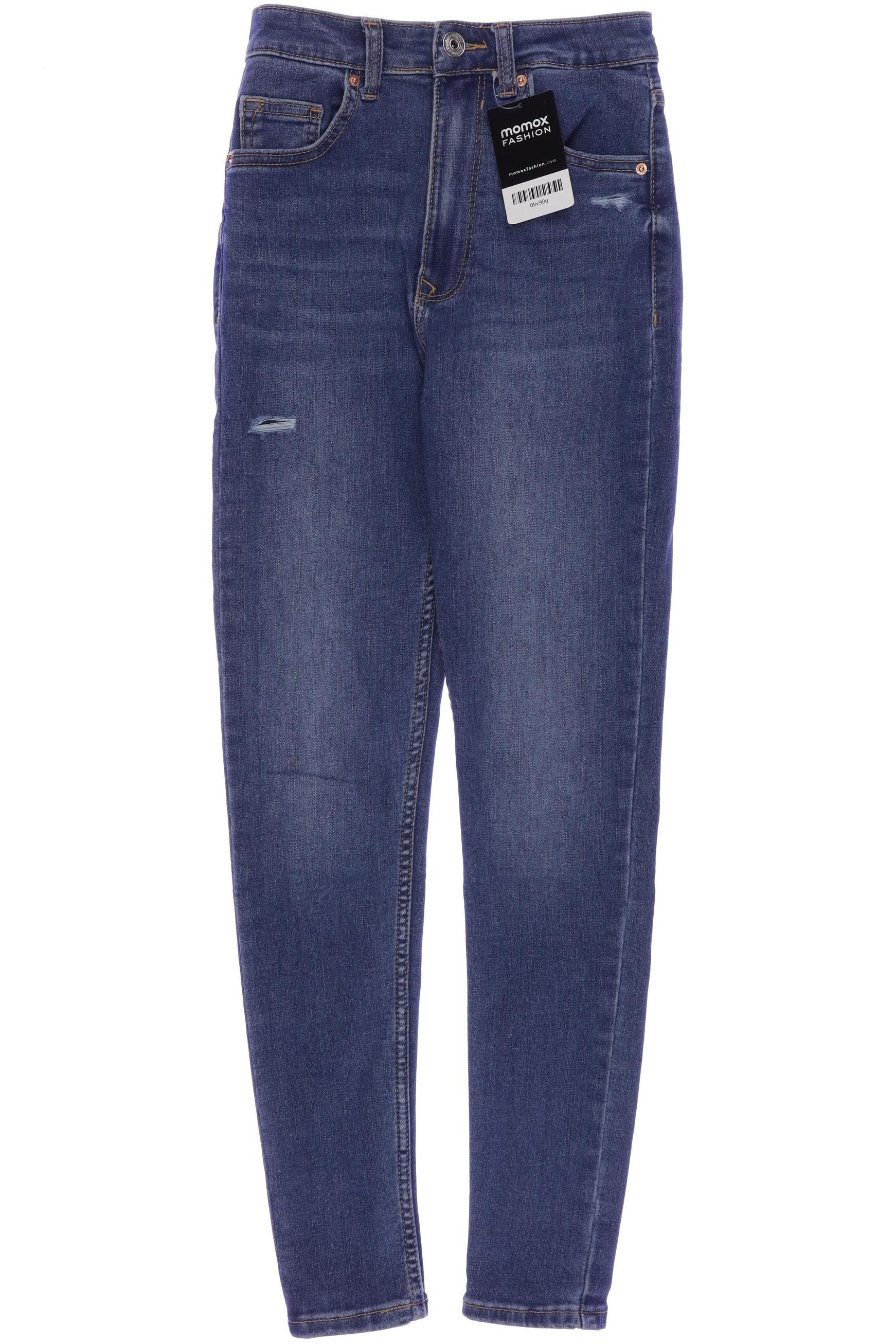 

bershka Damen Jeans, blau, Gr. 34