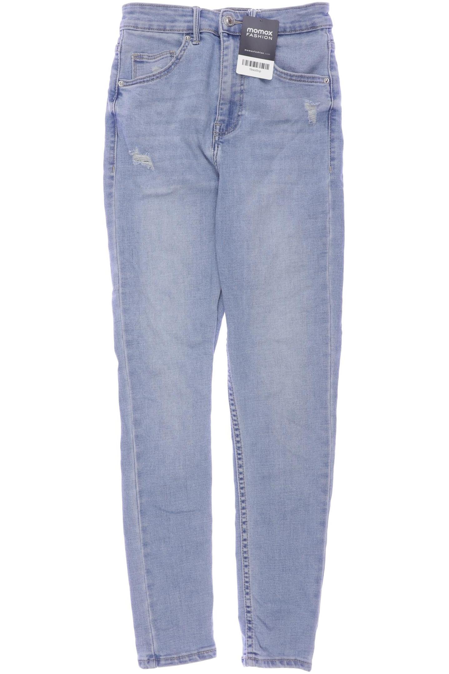 

bershka Damen Jeans, hellblau, Gr. 34