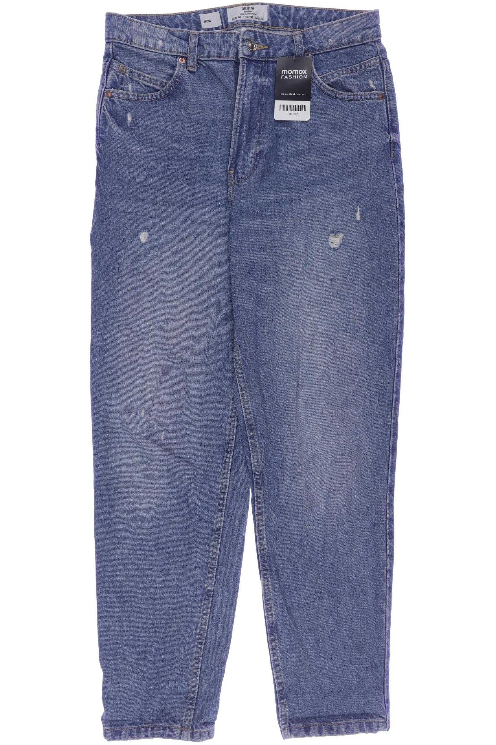 

bershka Damen Jeans, blau, Gr. 40