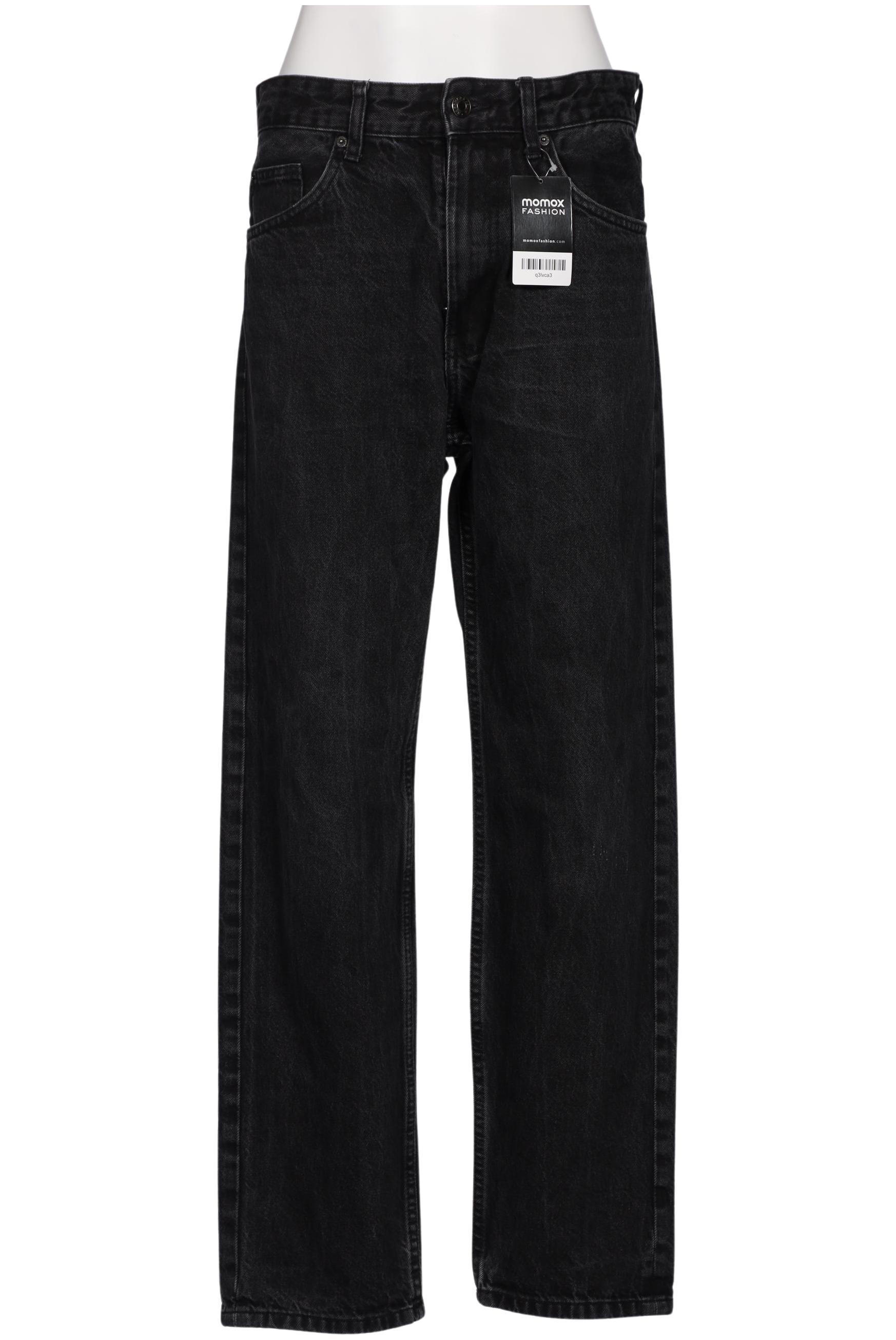 

bershka Damen Jeans, schwarz, Gr. 38