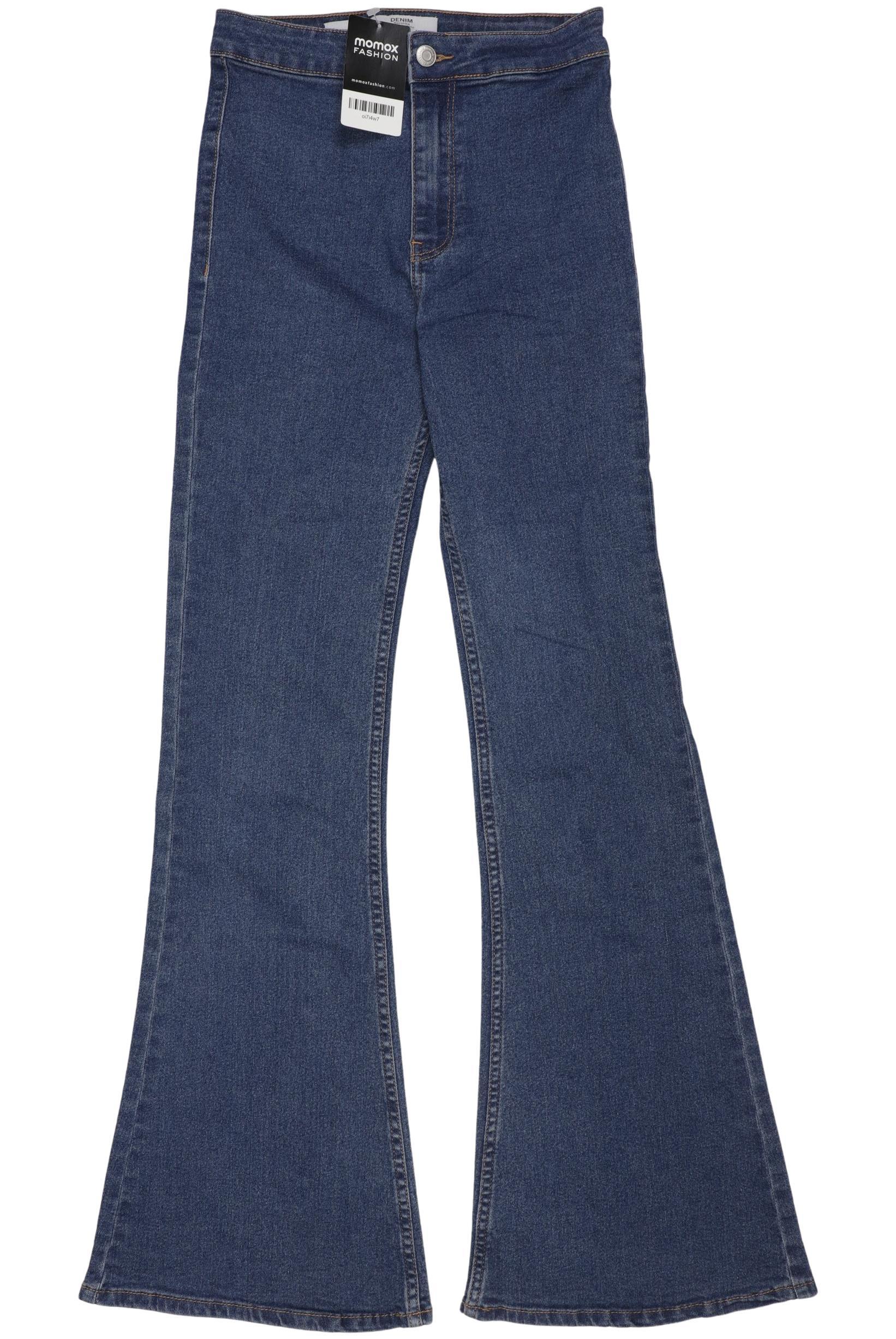 

bershka Damen Jeans, blau, Gr. 36