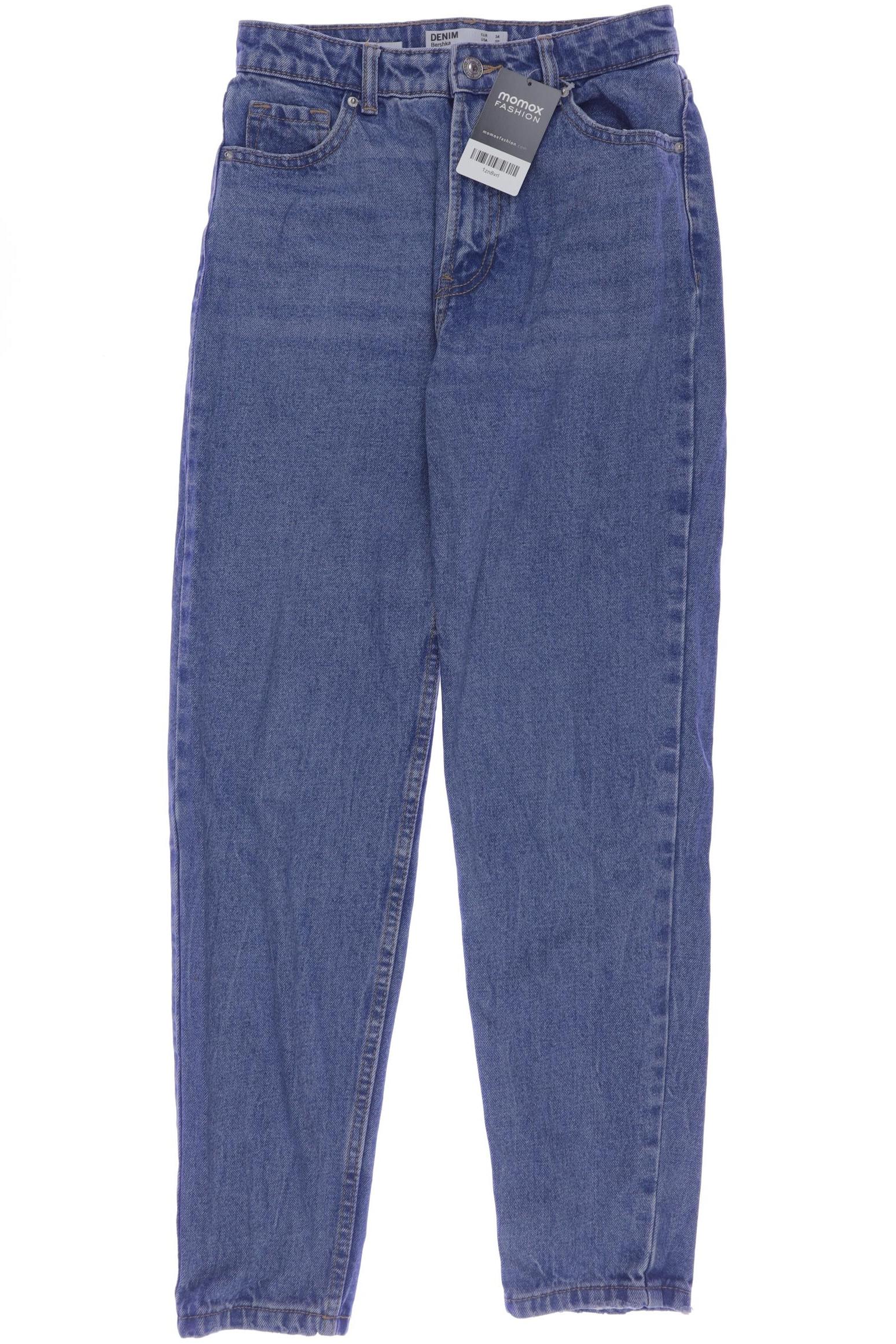 

bershka Damen Jeans, blau, Gr. 34