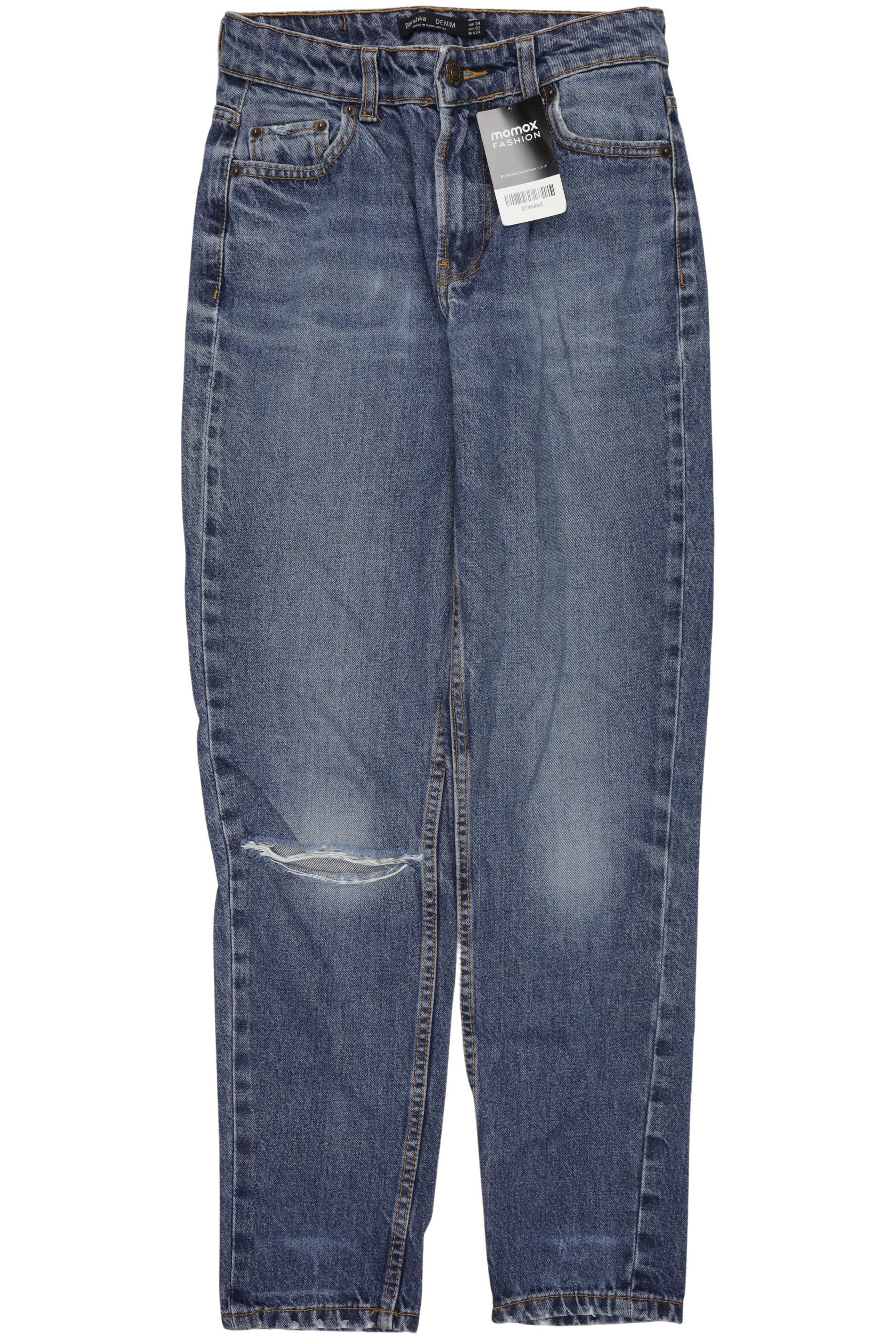

bershka Damen Jeans, blau, Gr. 34