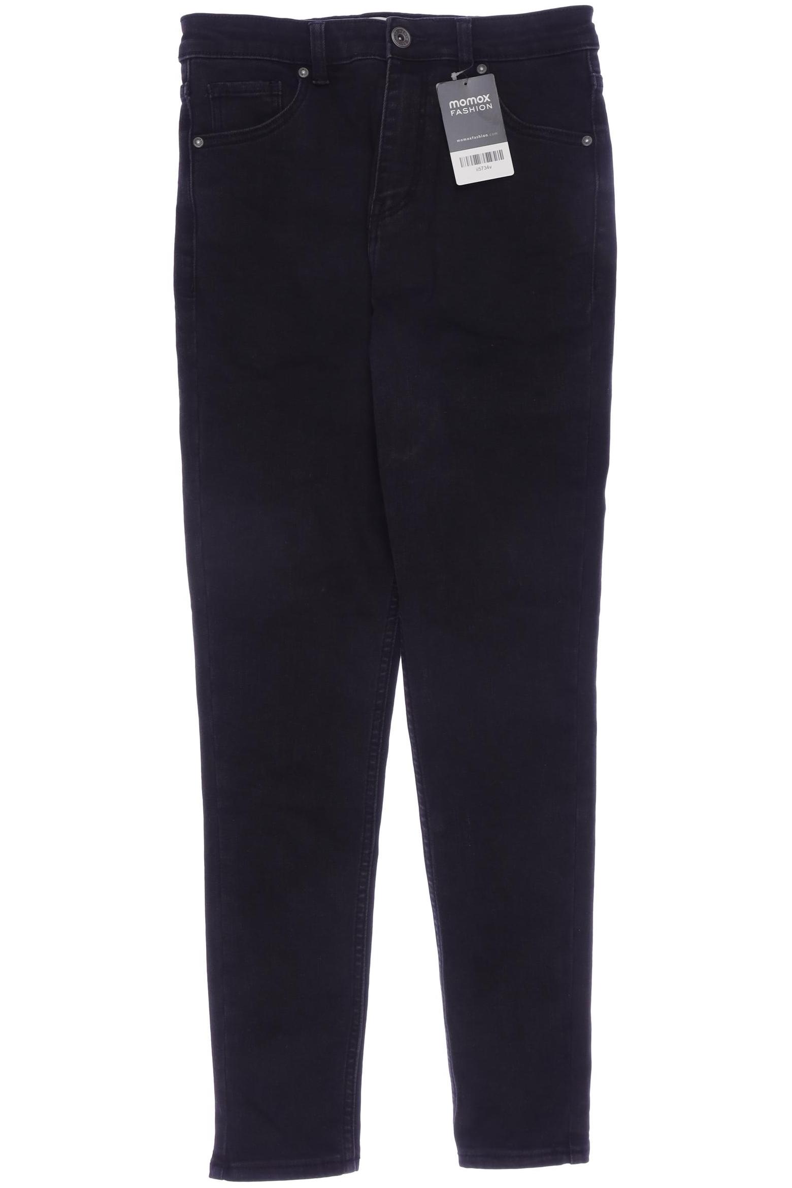 

bershka Damen Jeans, schwarz, Gr. 40