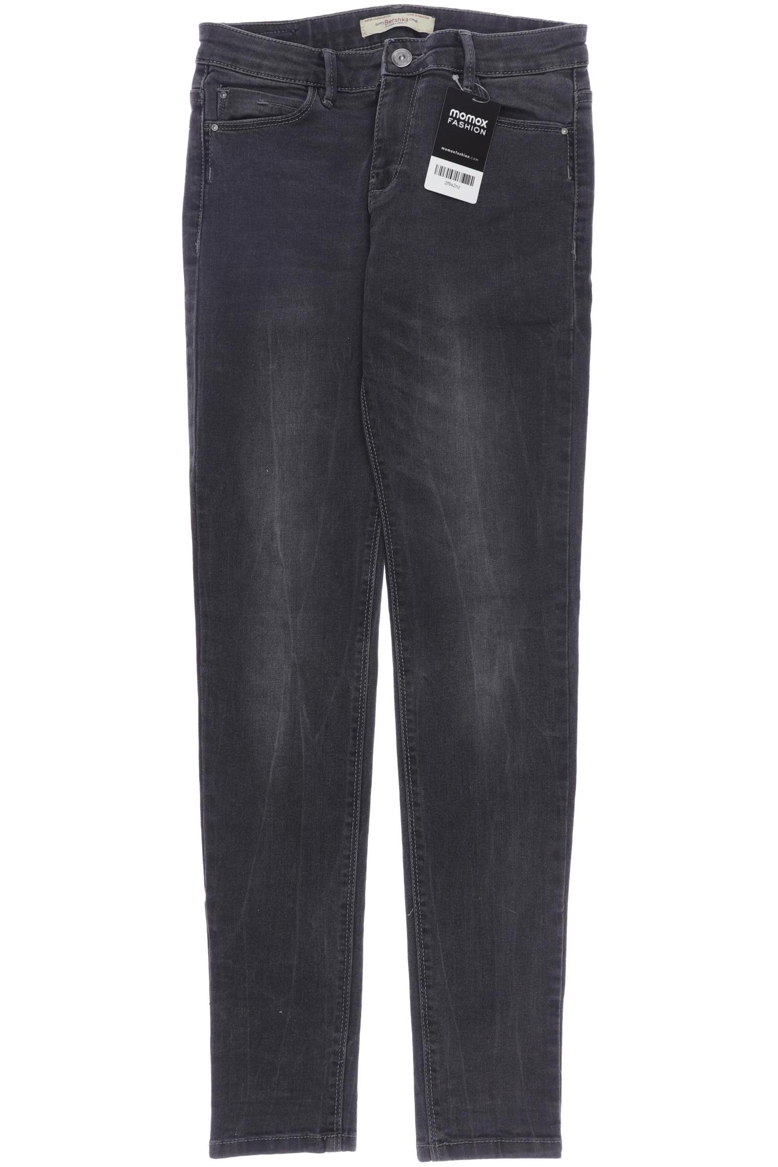 

bershka Damen Jeans, grau, Gr. 36