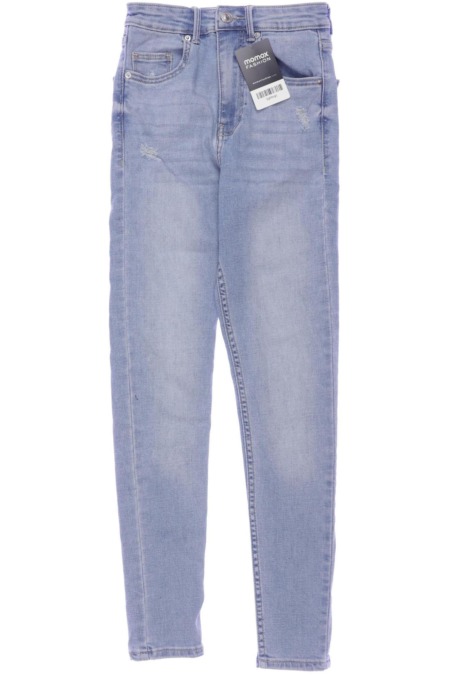 

bershka Damen Jeans, hellblau, Gr. 32