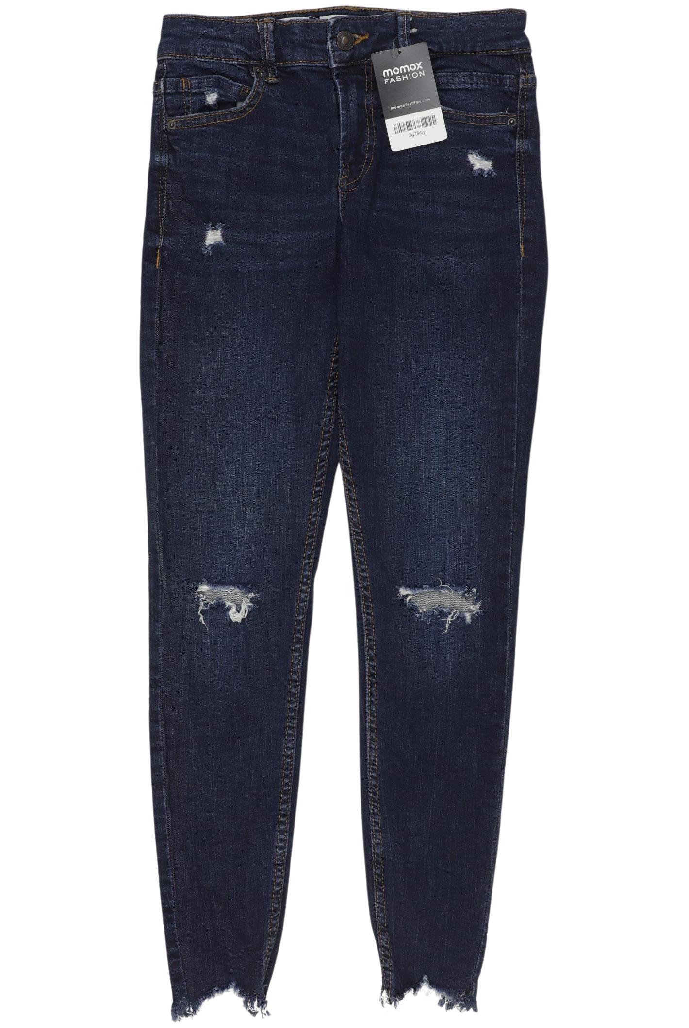 

bershka Damen Jeans, marineblau, Gr. 36