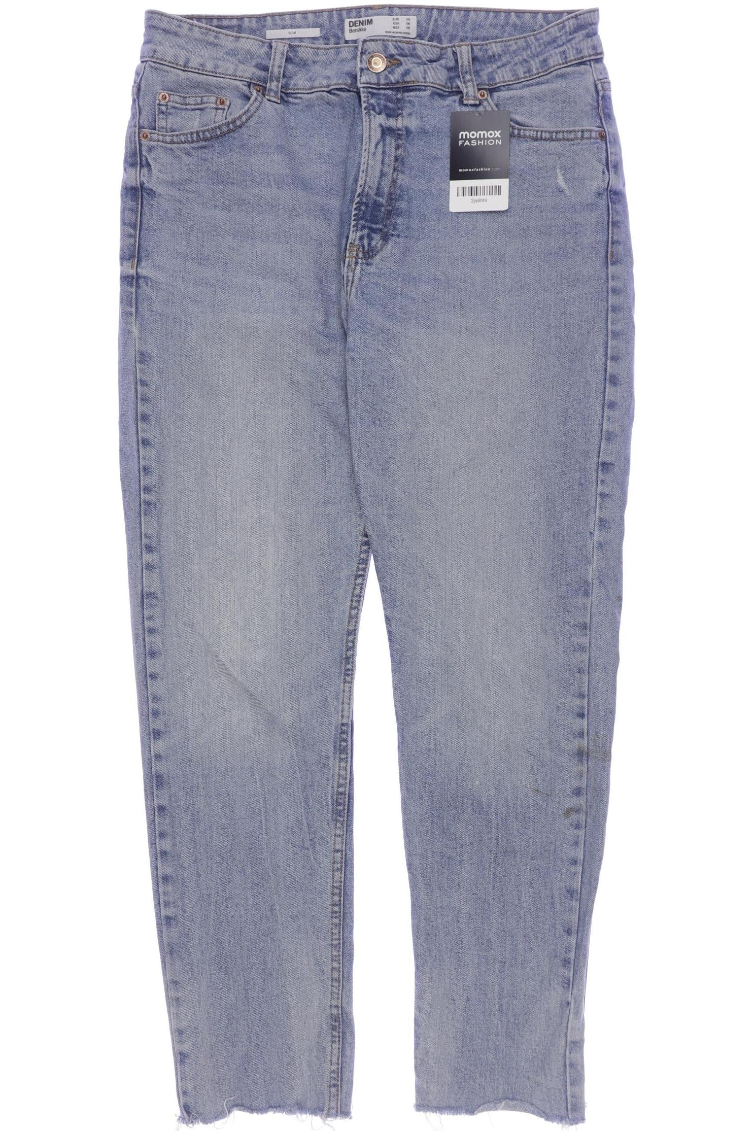 

bershka Damen Jeans, blau, Gr. 38