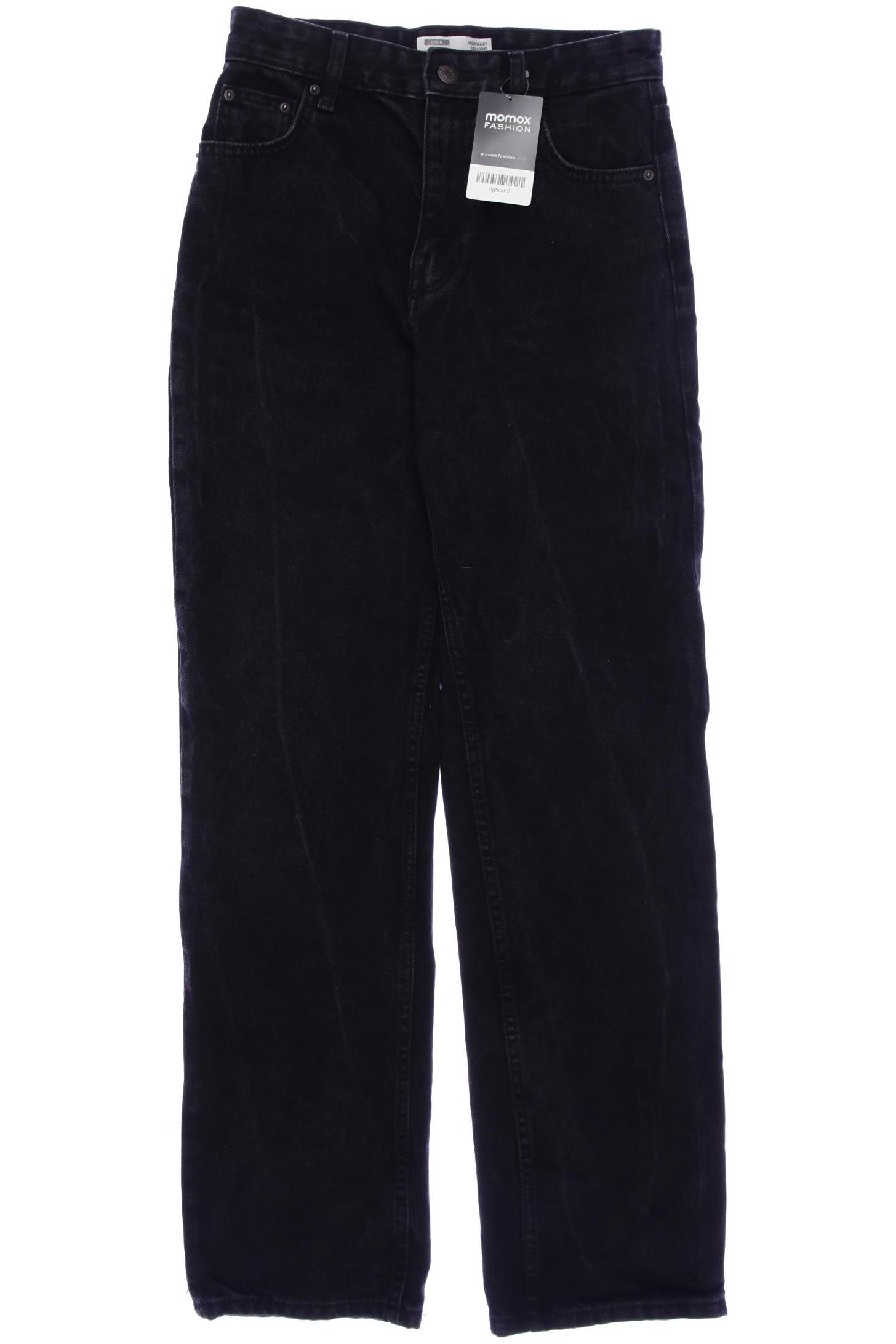 

bershka Damen Jeans, schwarz, Gr. 36