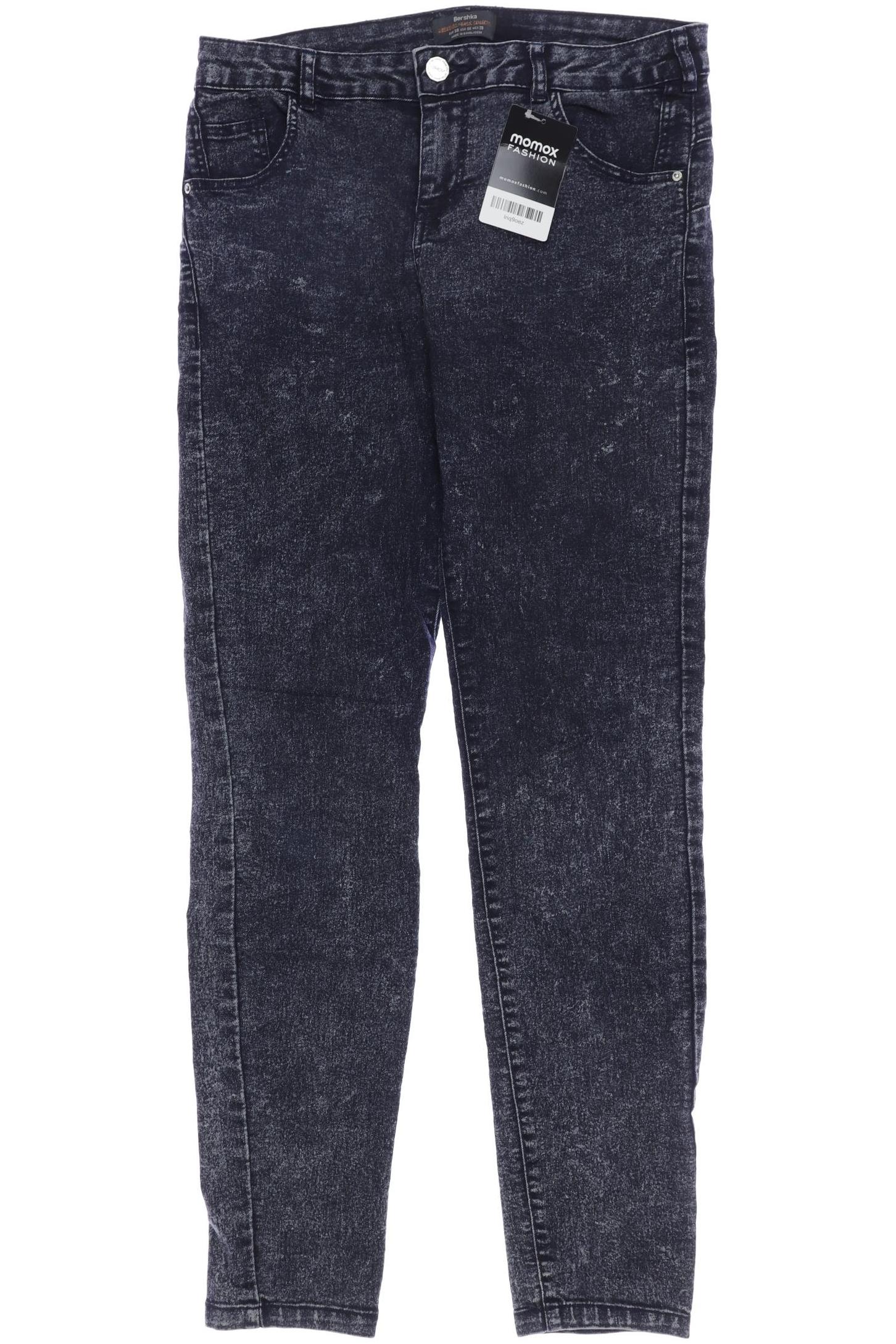 

bershka Damen Jeans, marineblau, Gr. 38