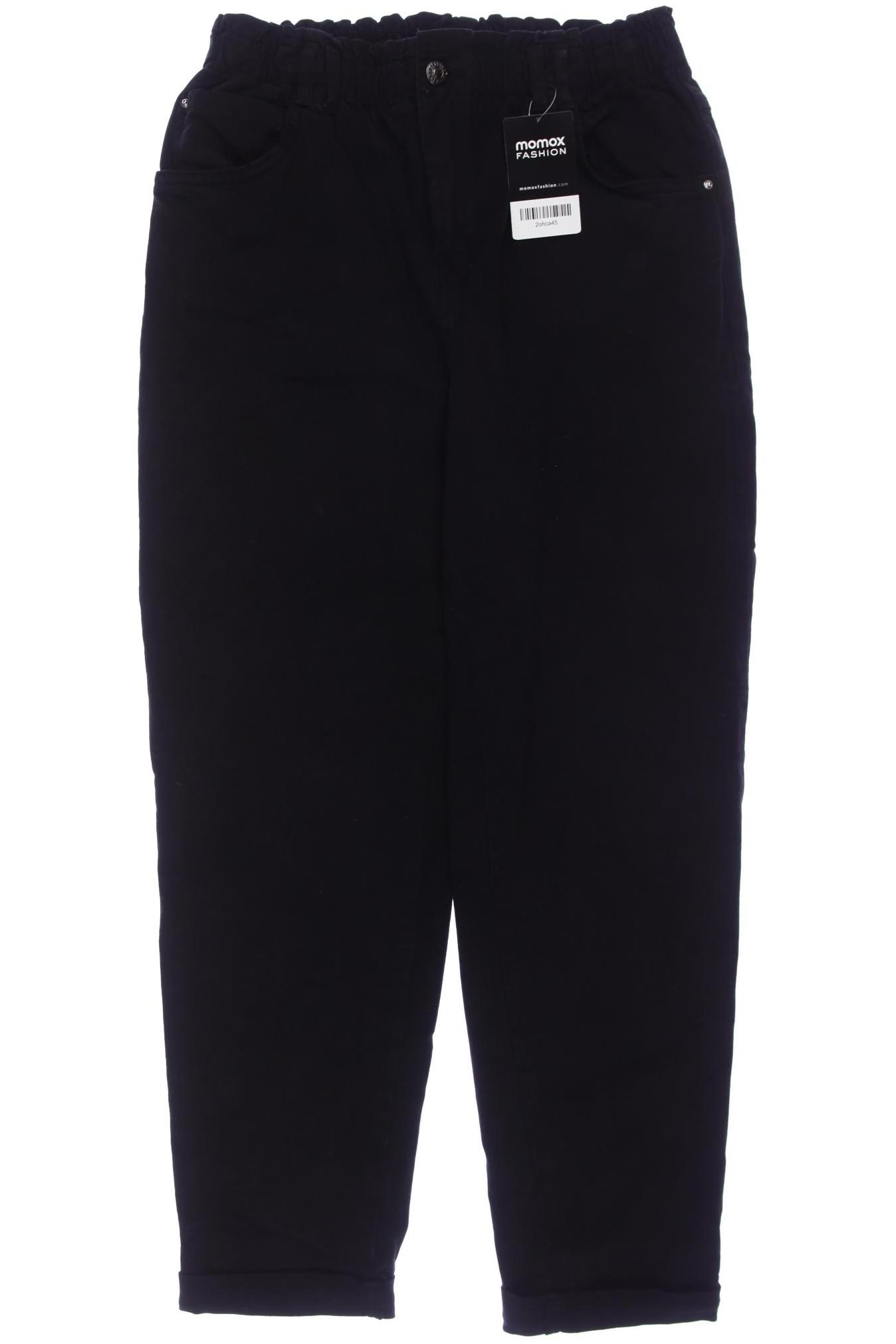 

bershka Damen Jeans, schwarz, Gr. 40