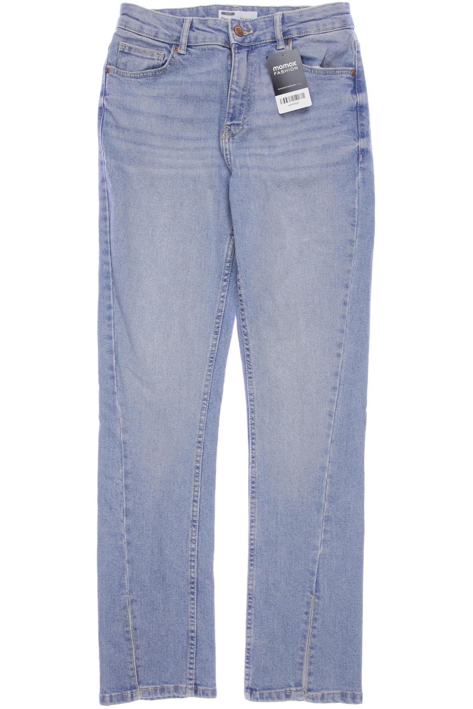 

bershka Damen Jeans, hellblau, Gr. 34