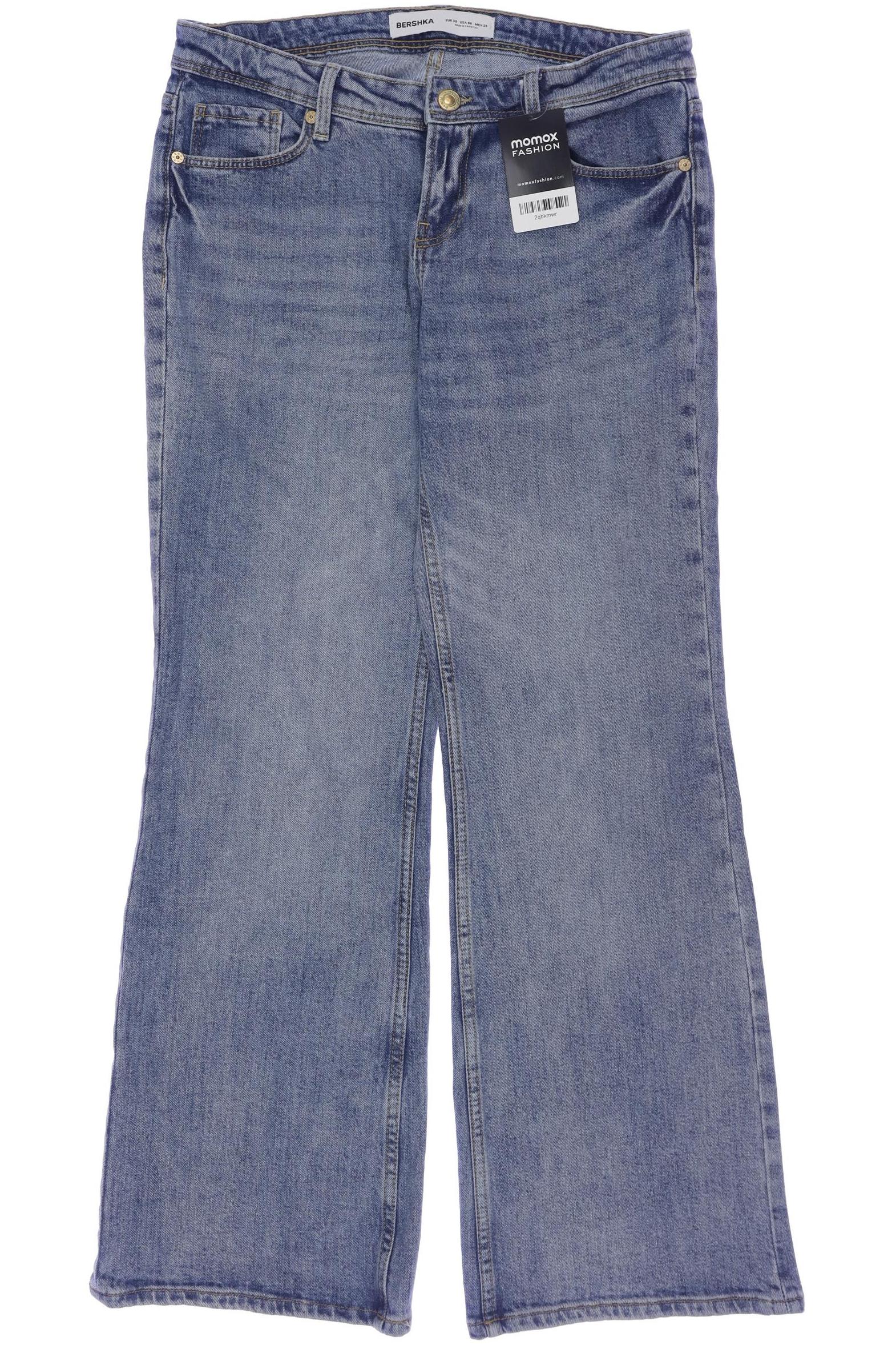 

bershka Damen Jeans, blau, Gr. 38