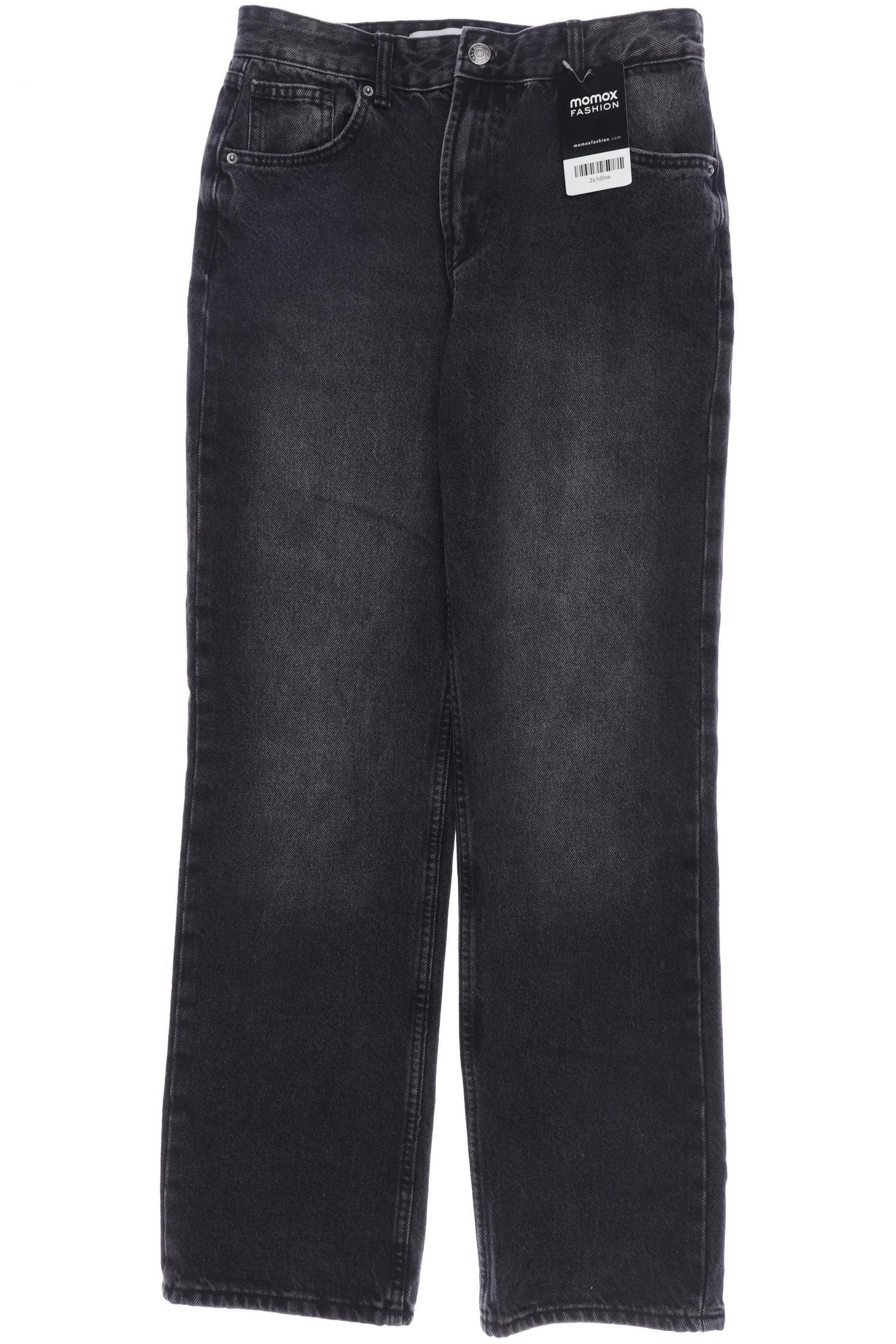 

bershka Damen Jeans, grau, Gr. 36