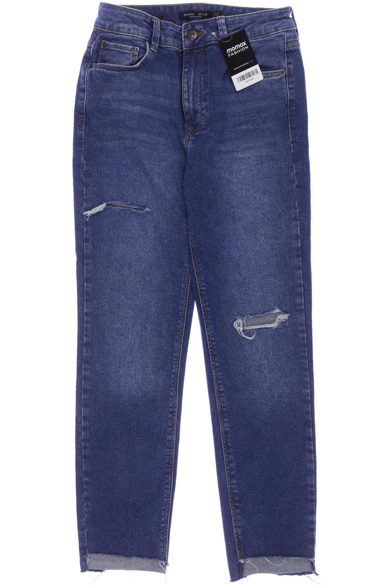 

bershka Damen Jeans, blau, Gr. 36