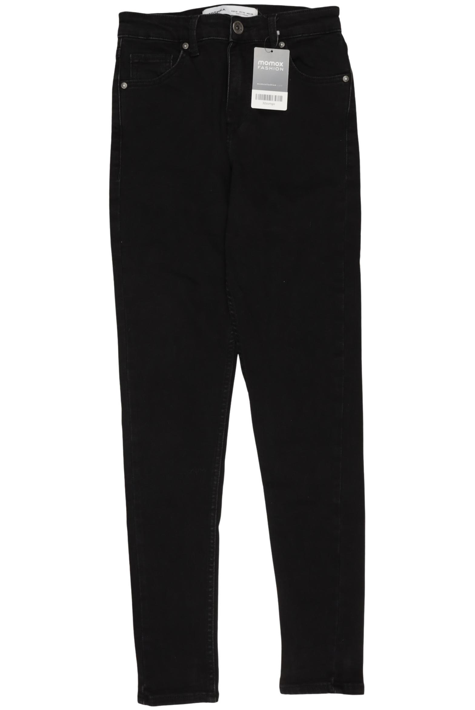 

bershka Damen Jeans, schwarz, Gr. 36