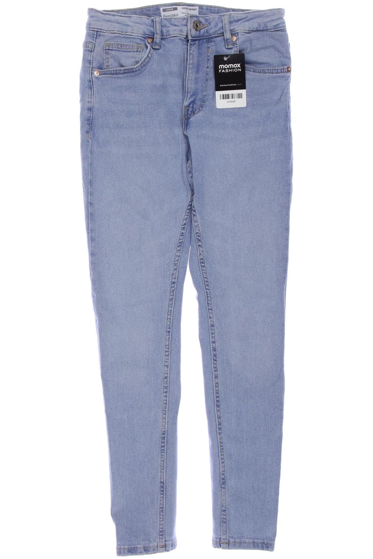 

bershka Damen Jeans, hellblau, Gr. 28
