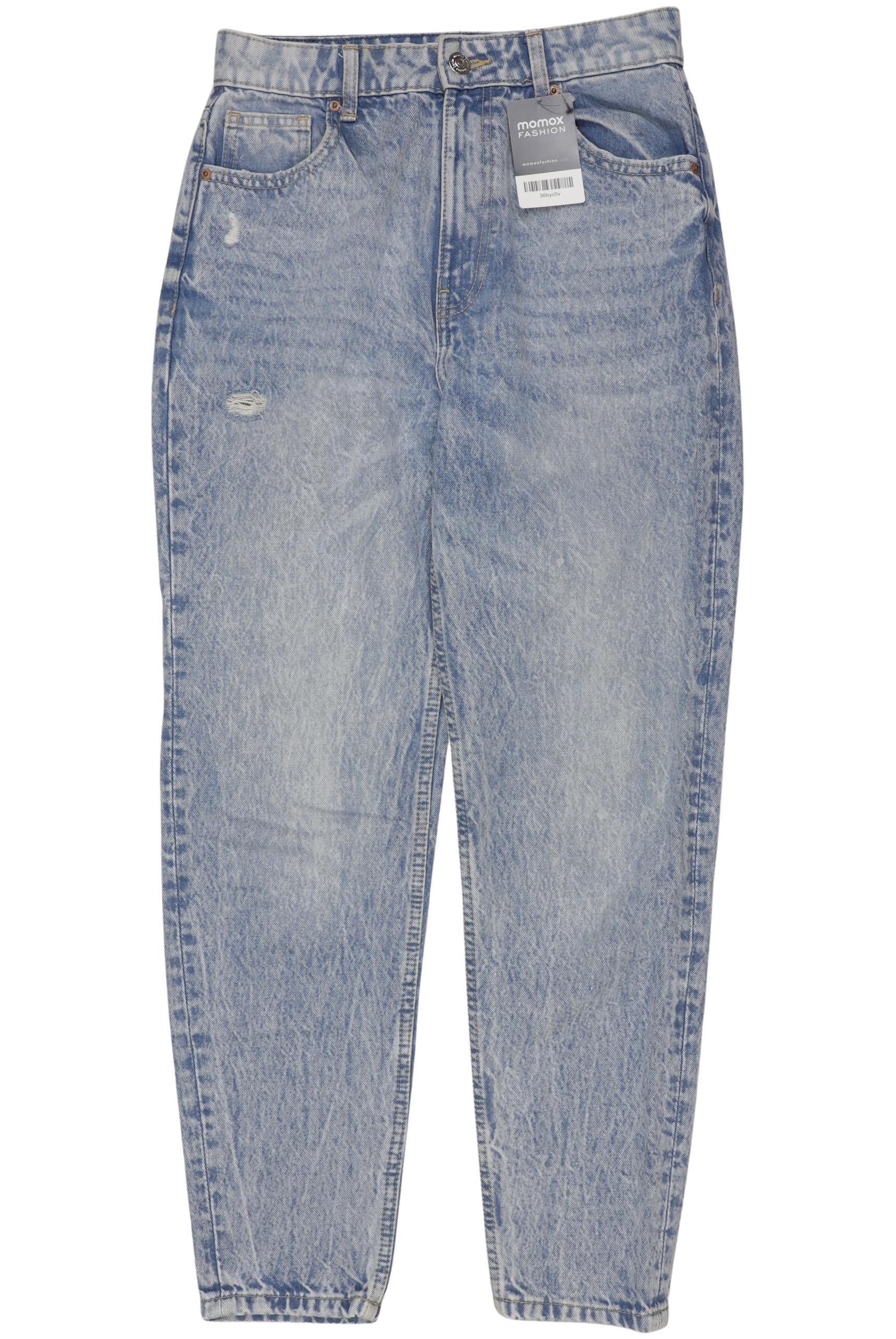 

bershka Damen Jeans, hellblau, Gr. 36