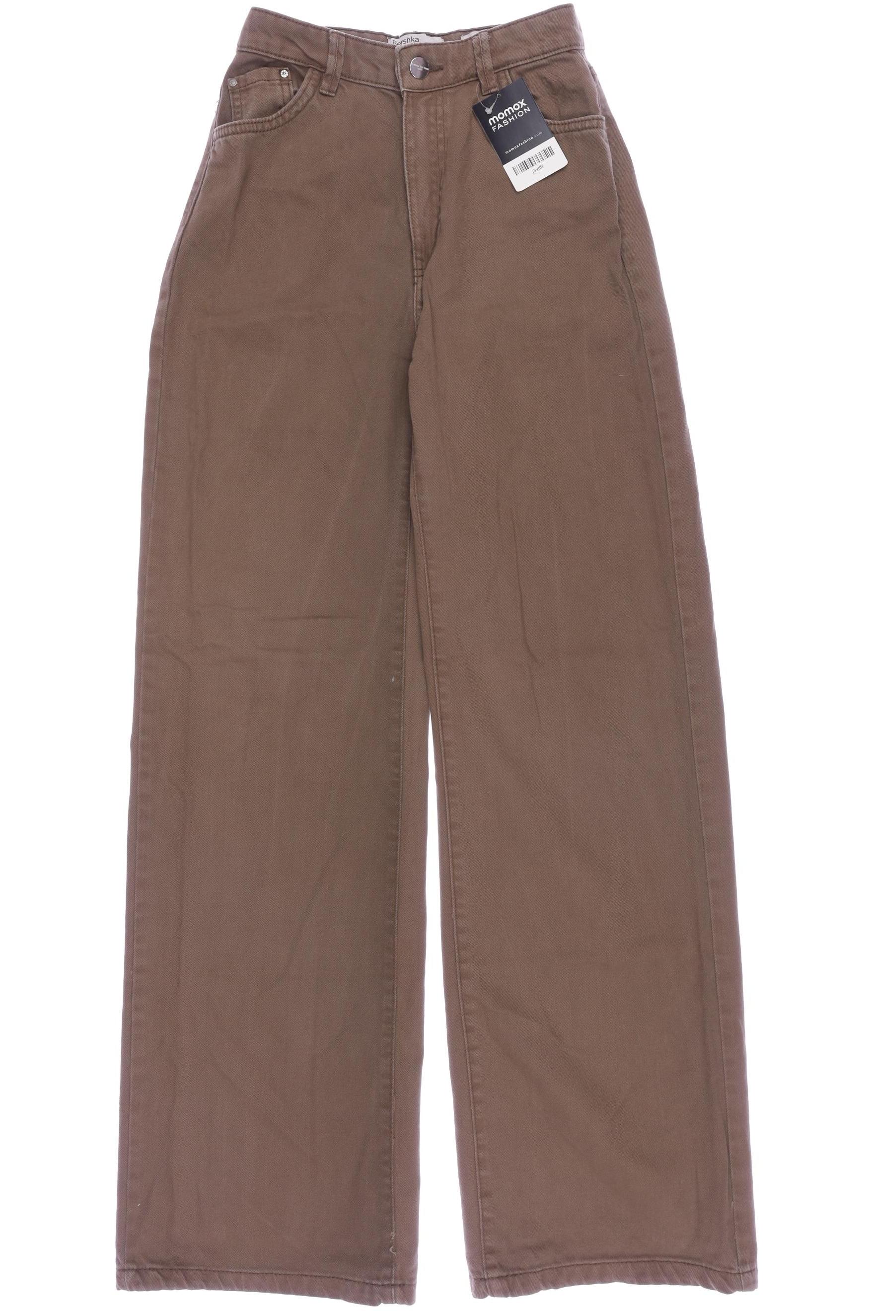 

bershka Damen Jeans, braun, Gr. 36