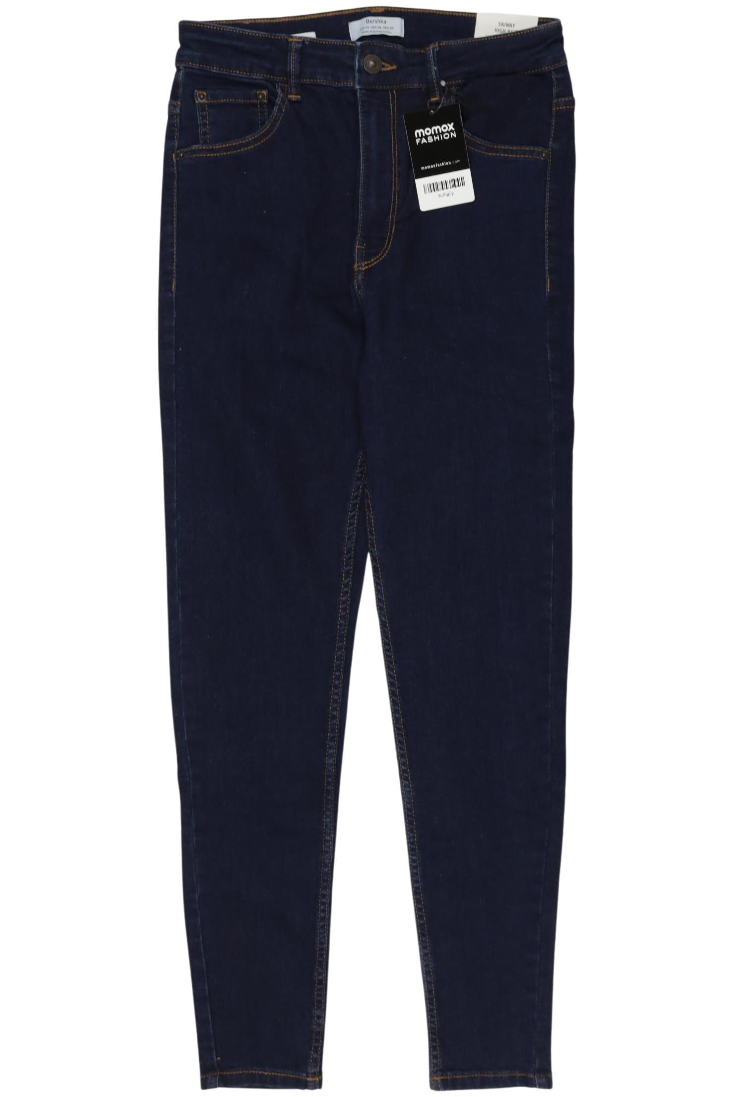 

bershka Damen Jeans, marineblau, Gr. 40