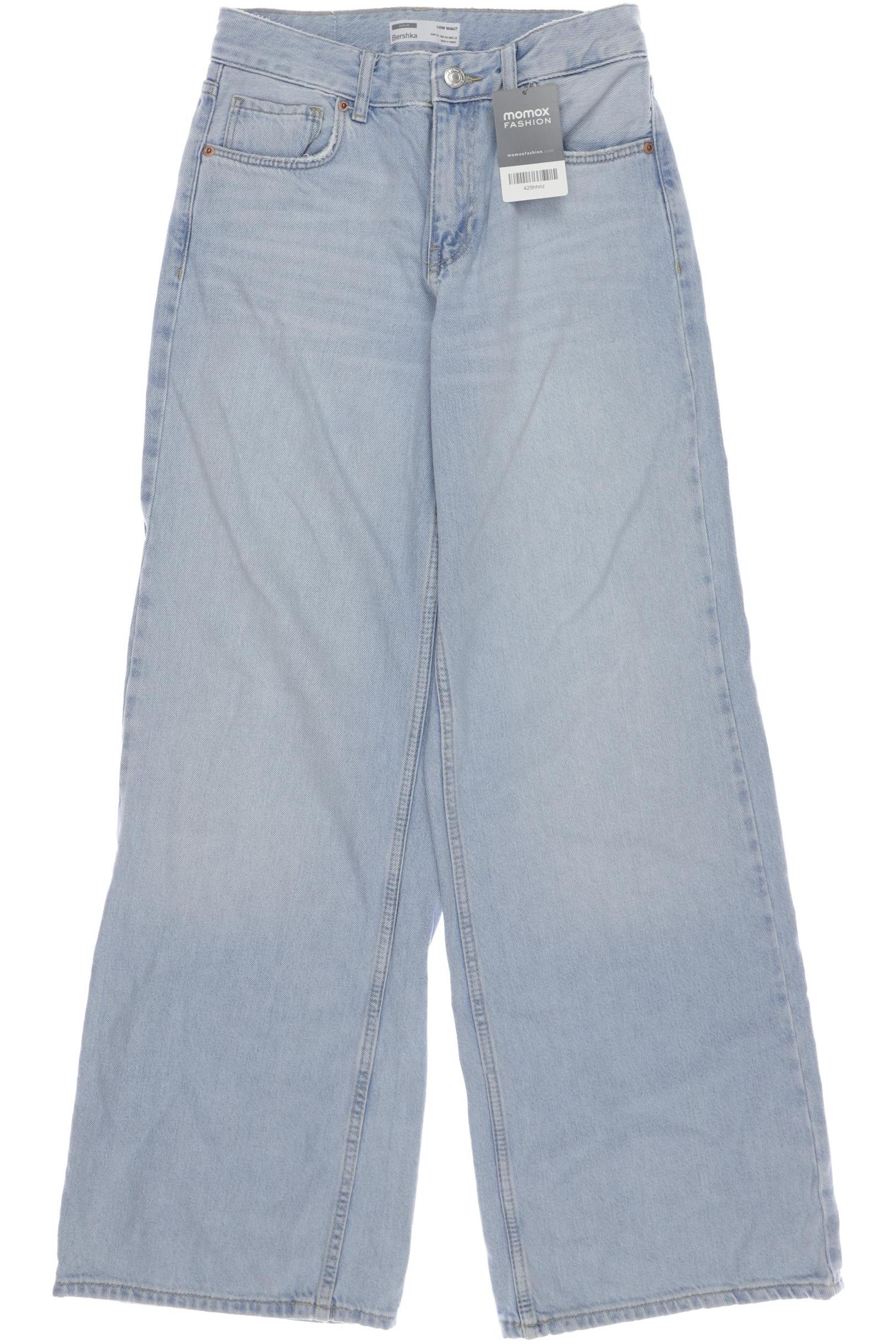 

bershka Damen Jeans, blau, Gr. 32