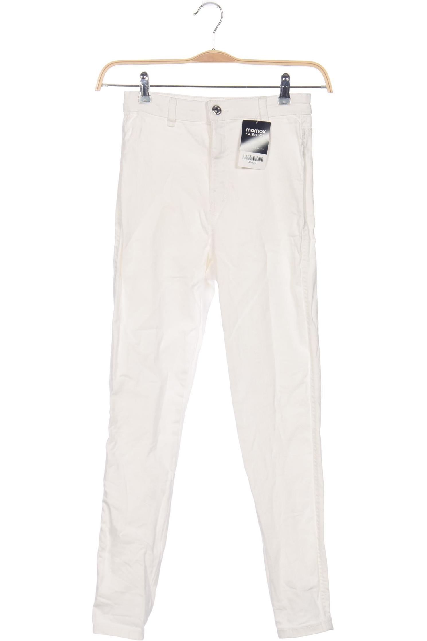 

bershka Damen Jeans, weiß, Gr. 38