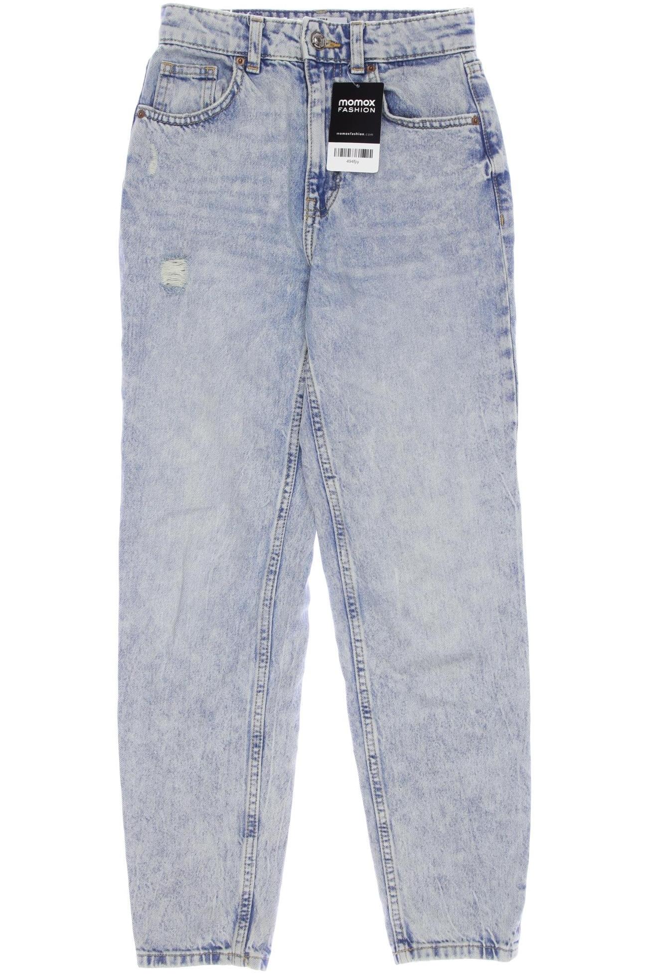 

bershka Damen Jeans, hellblau, Gr. 32