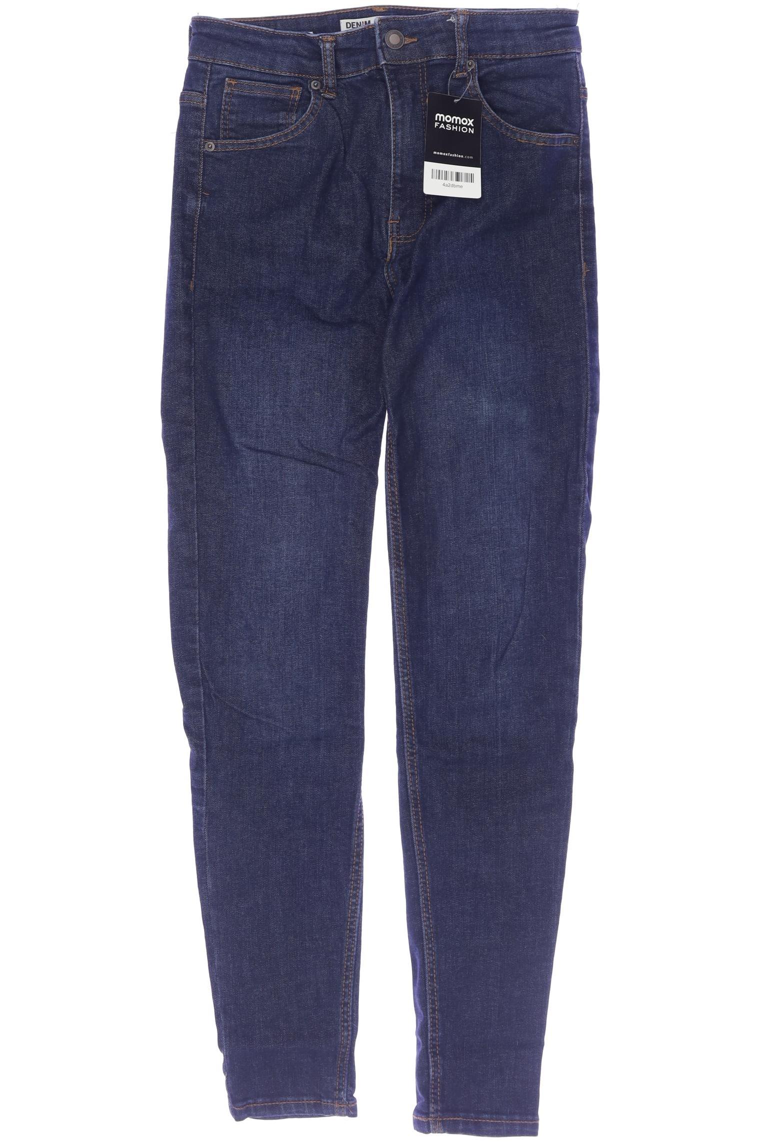 

bershka Damen Jeans, marineblau, Gr. 36