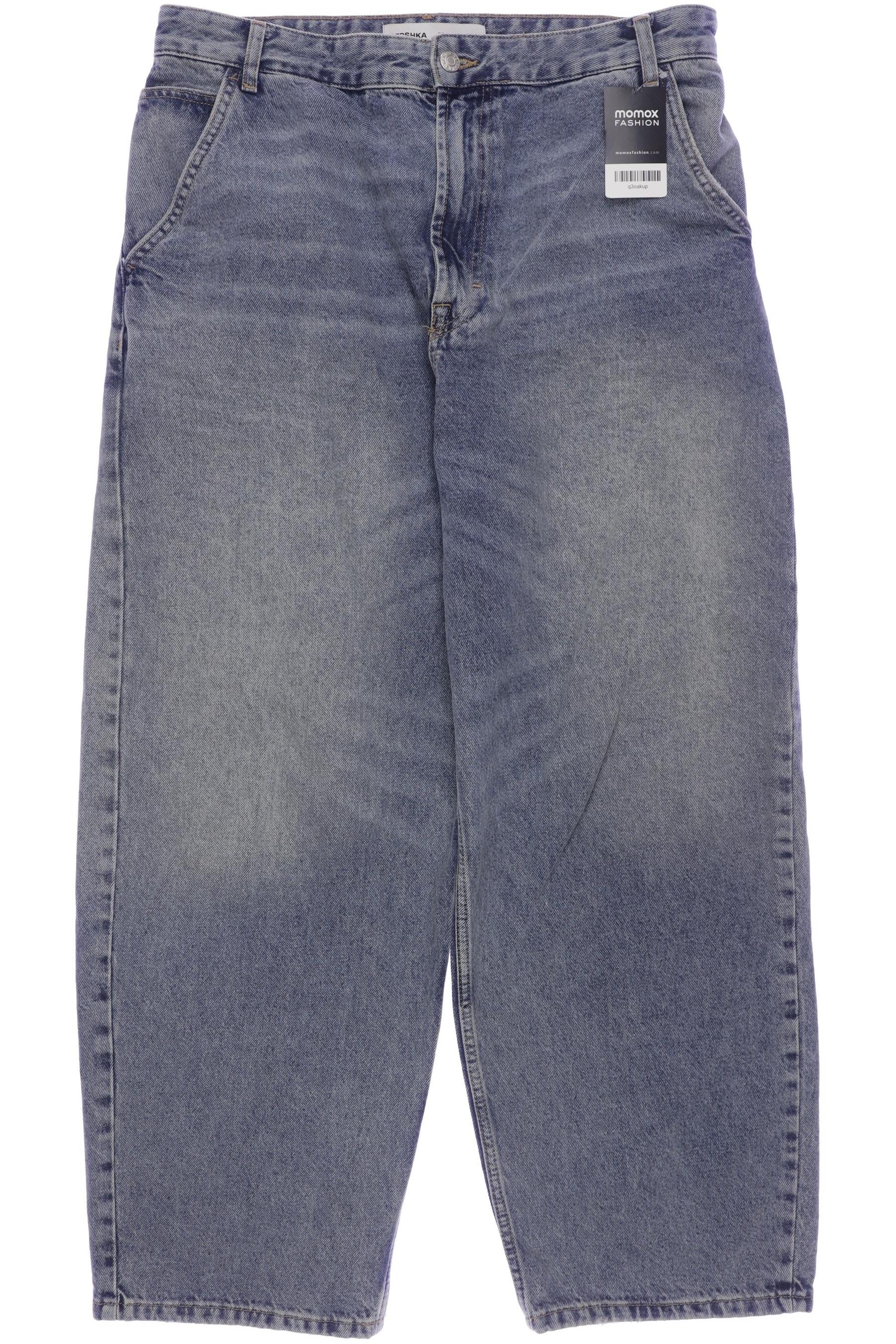 

bershka Damen Jeans, marineblau, Gr. 44