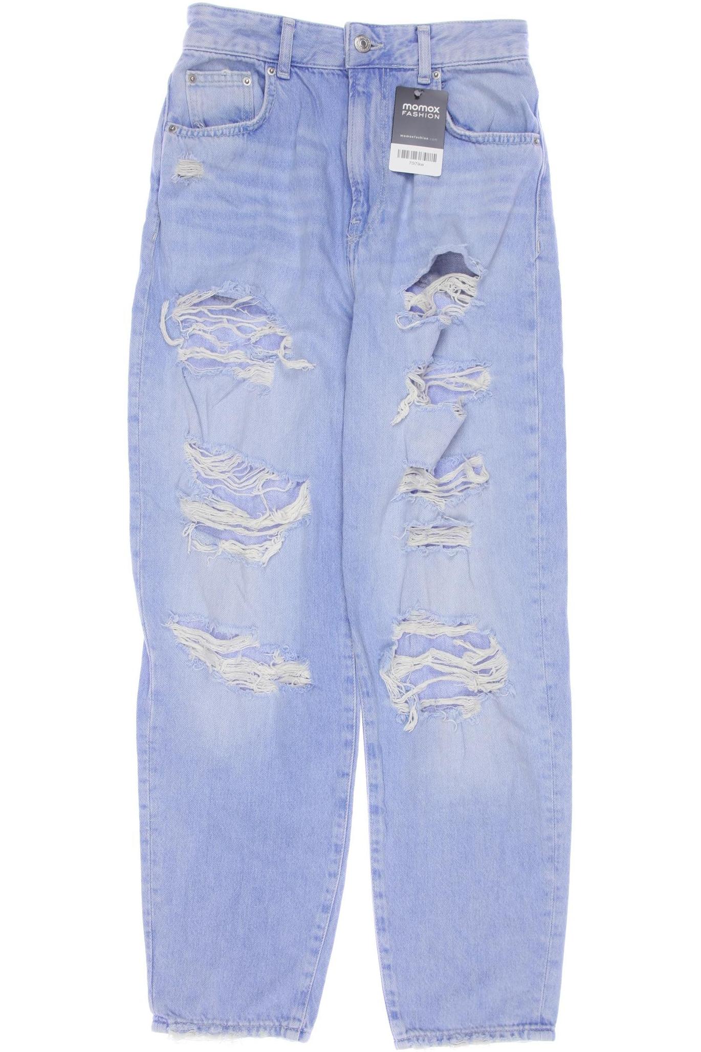 

bershka Damen Jeans, hellblau, Gr. 36
