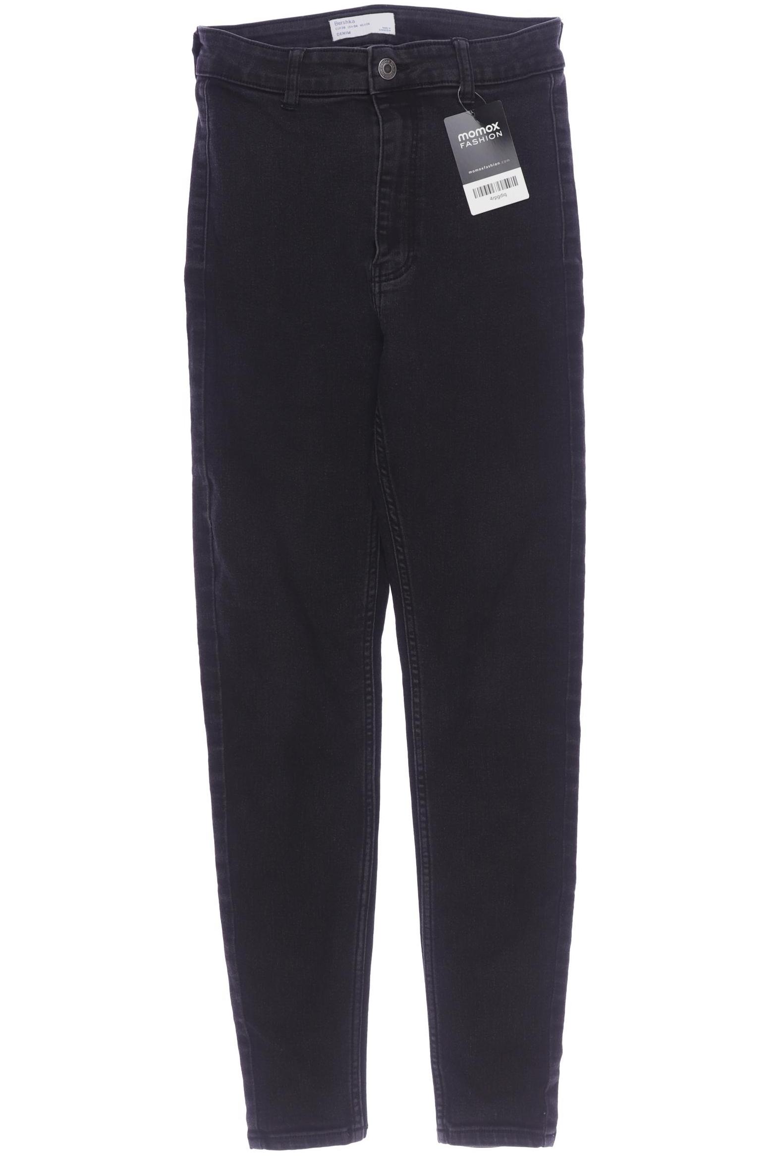 

bershka Damen Jeans, grau, Gr. 36