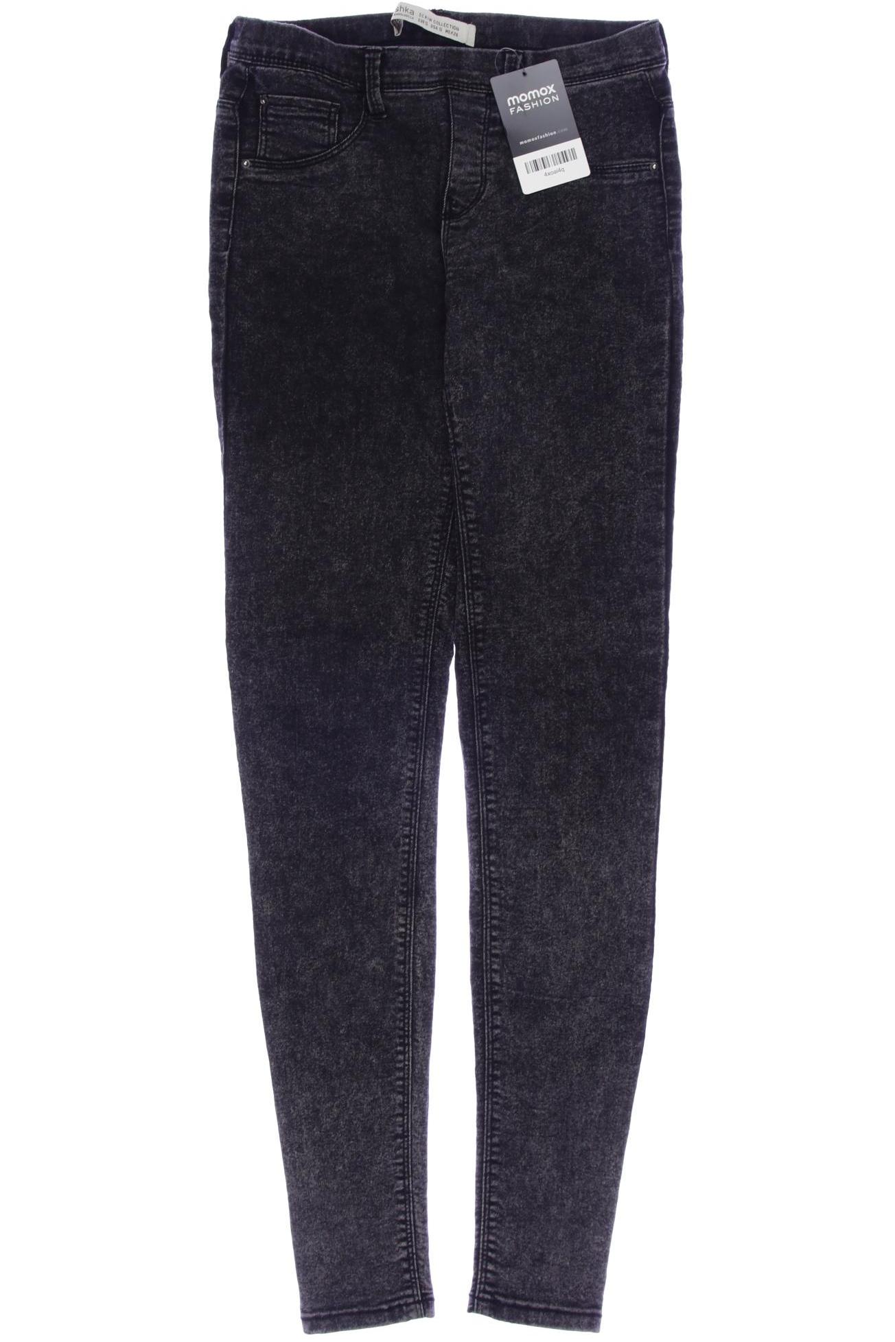 

bershka Damen Jeans, grau, Gr. 0