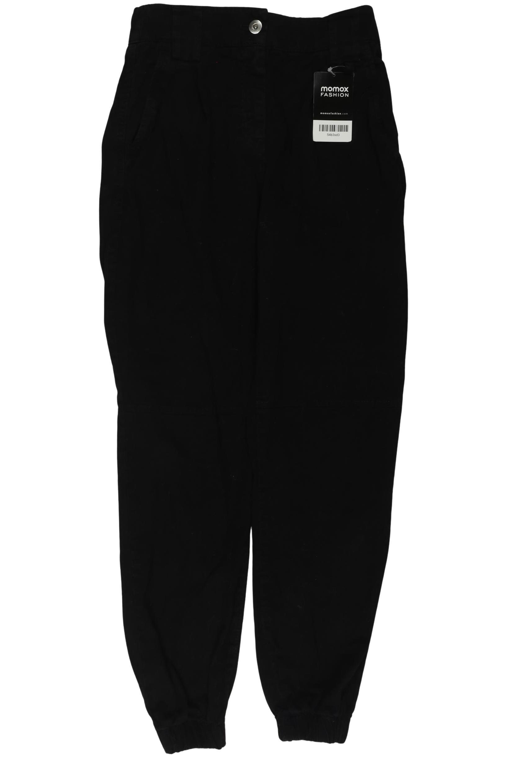 

bershka Damen Jeans, schwarz, Gr. 34