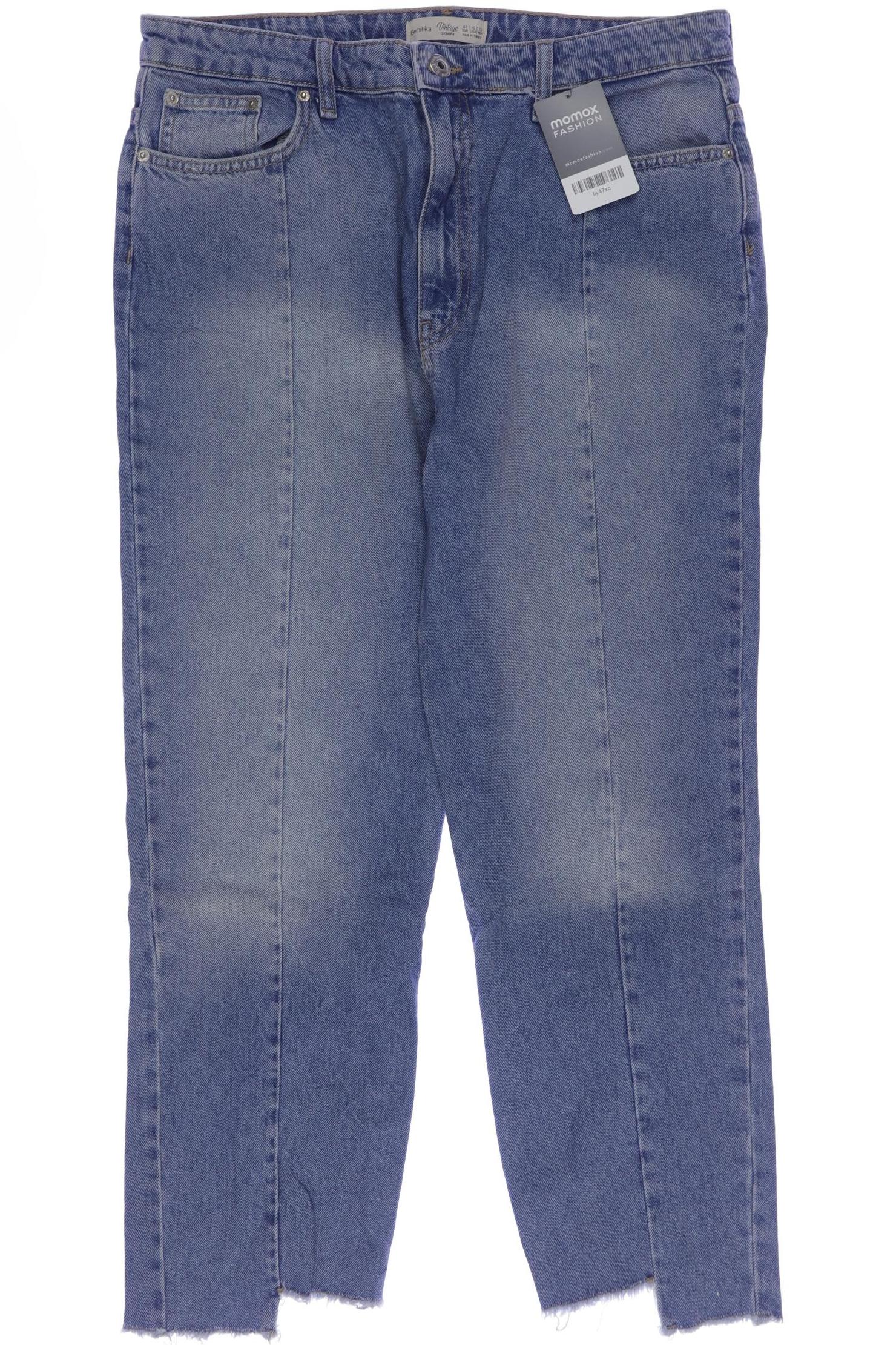 

bershka Damen Jeans, blau, Gr. 42