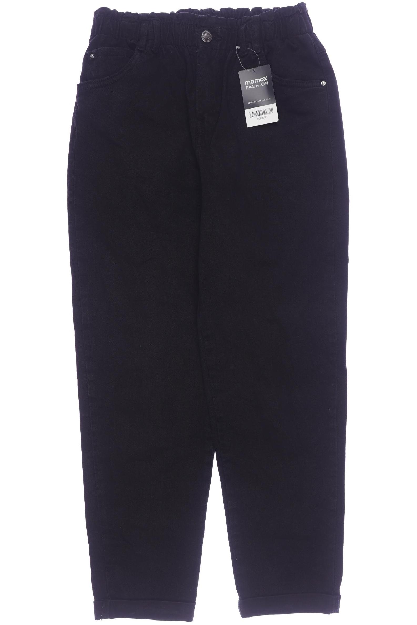 

bershka Damen Jeans, schwarz, Gr. 38