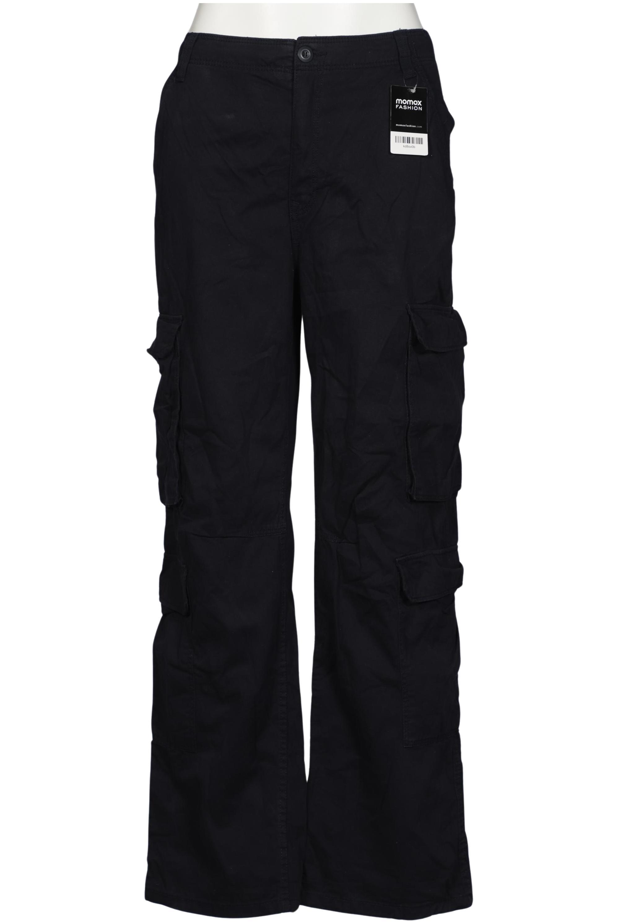 

bershka Damen Jeans, marineblau, Gr. 44