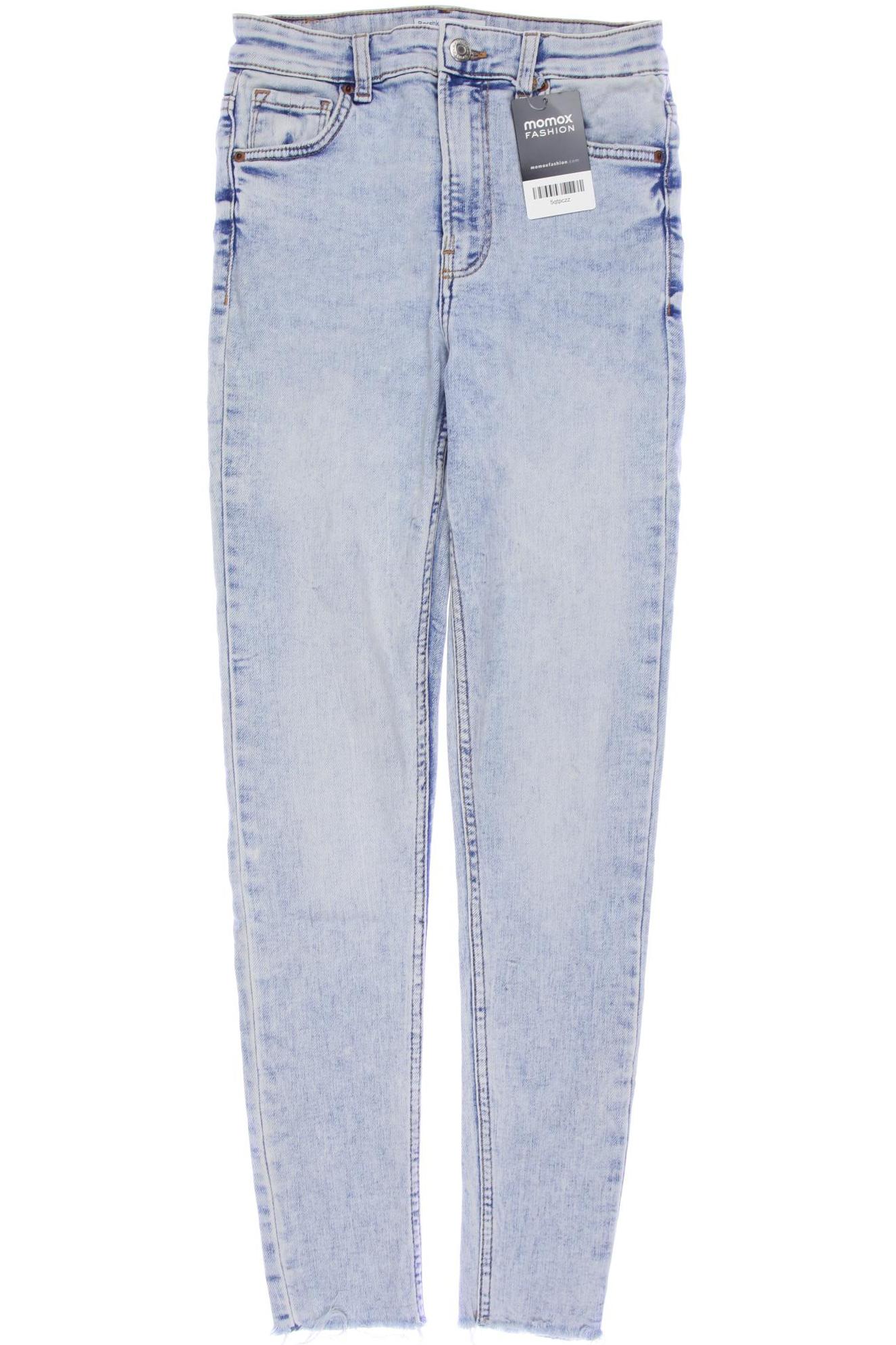 

bershka Damen Jeans, hellblau, Gr. 38