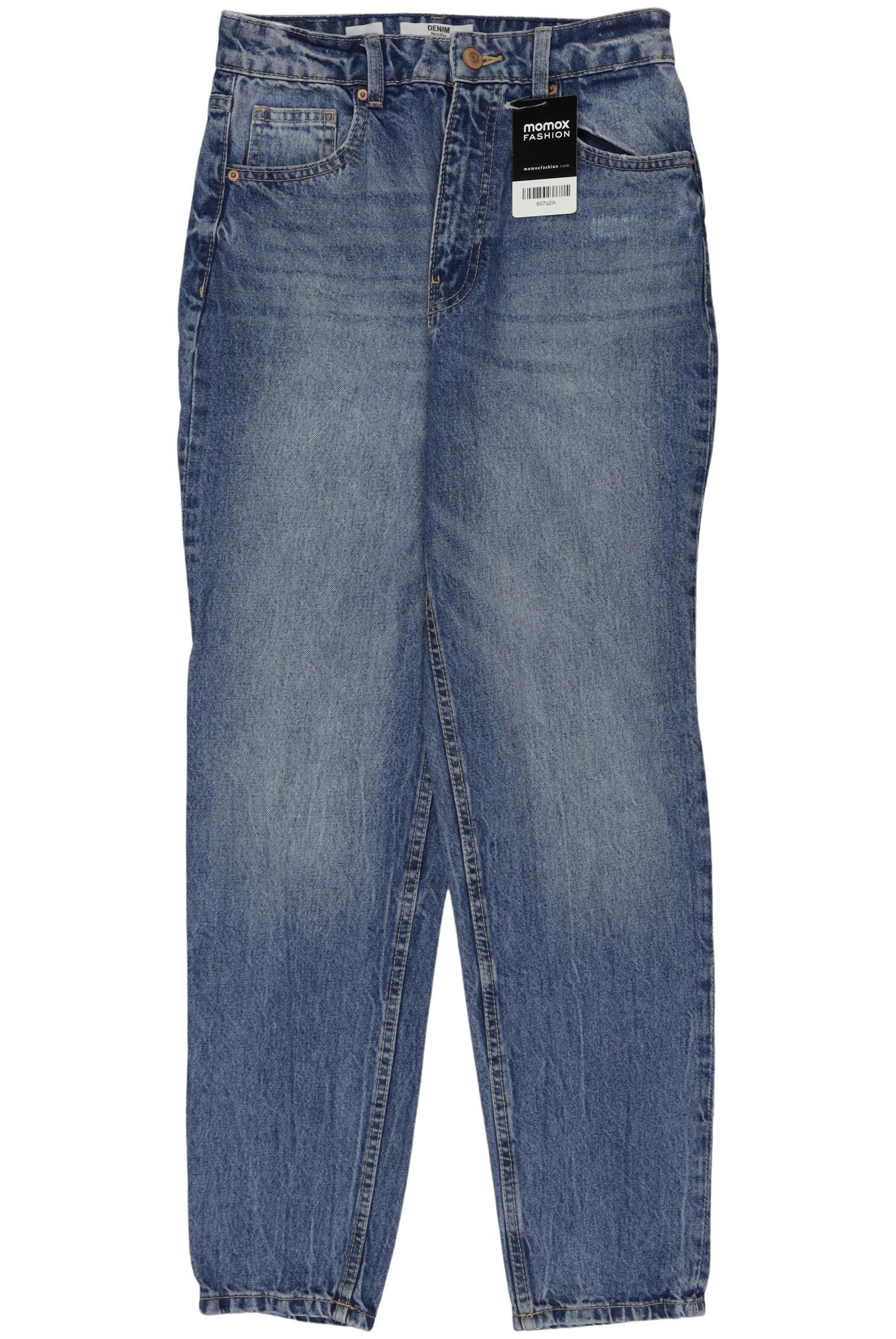

bershka Damen Jeans, blau, Gr. 36