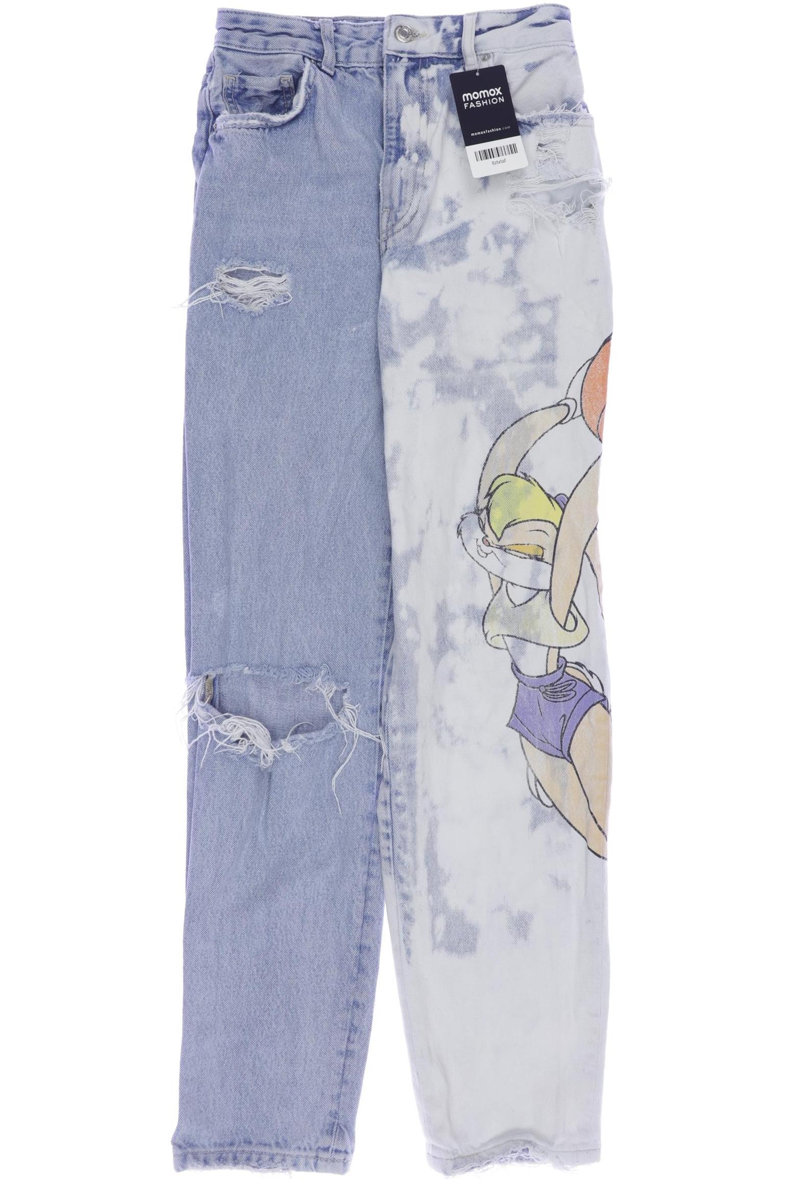 

bershka Damen Jeans, blau, Gr. 34