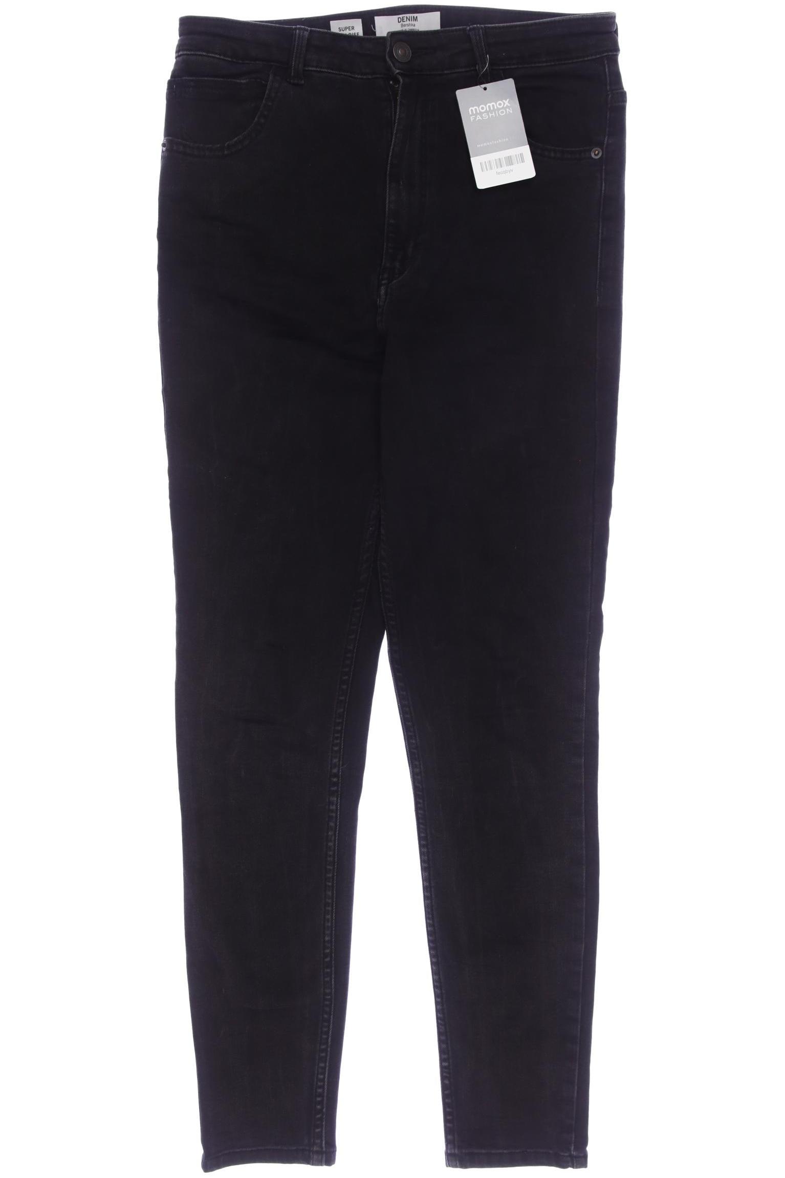 

bershka Damen Jeans, grau, Gr. 40