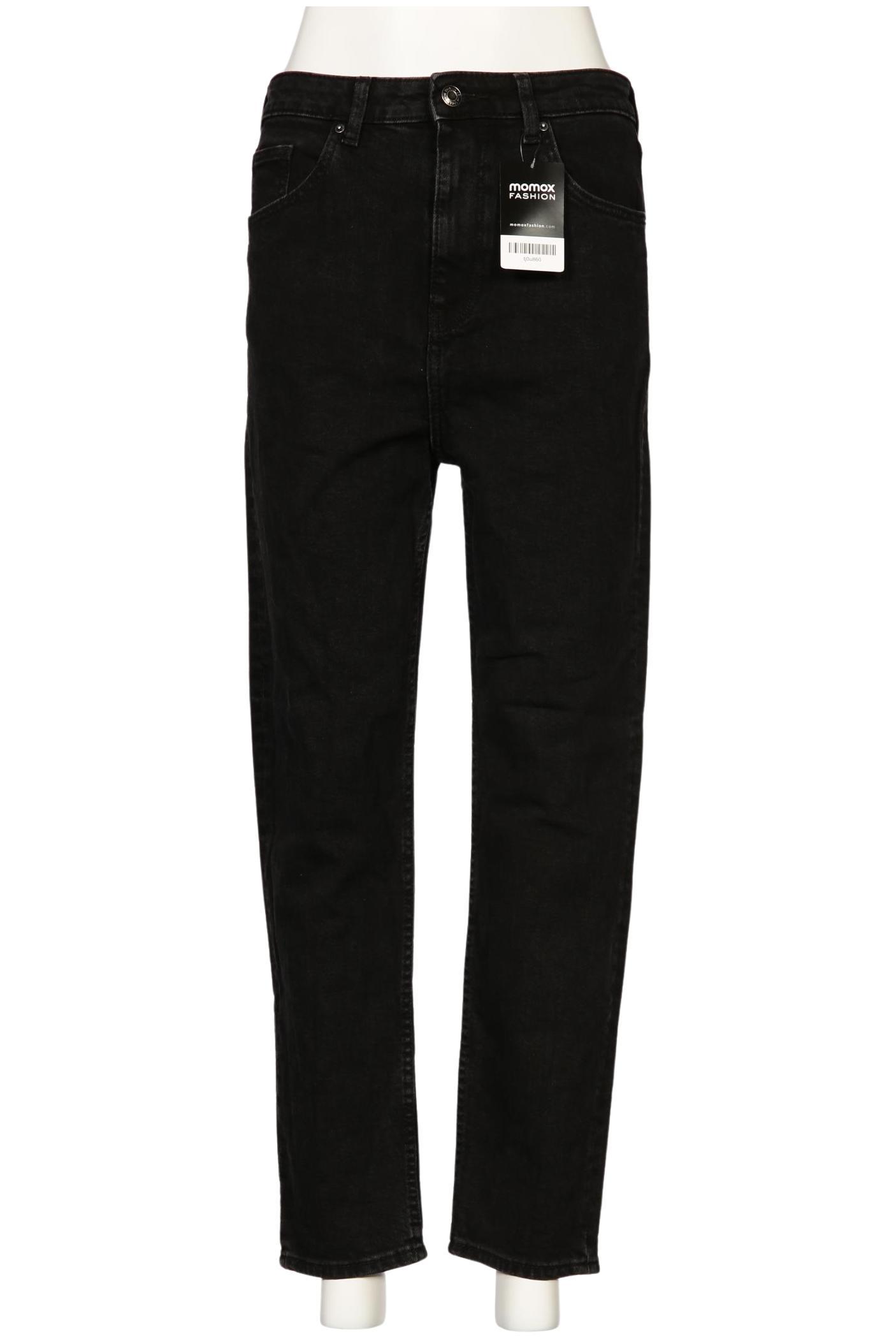 

bershka Damen Jeans, schwarz, Gr. 38