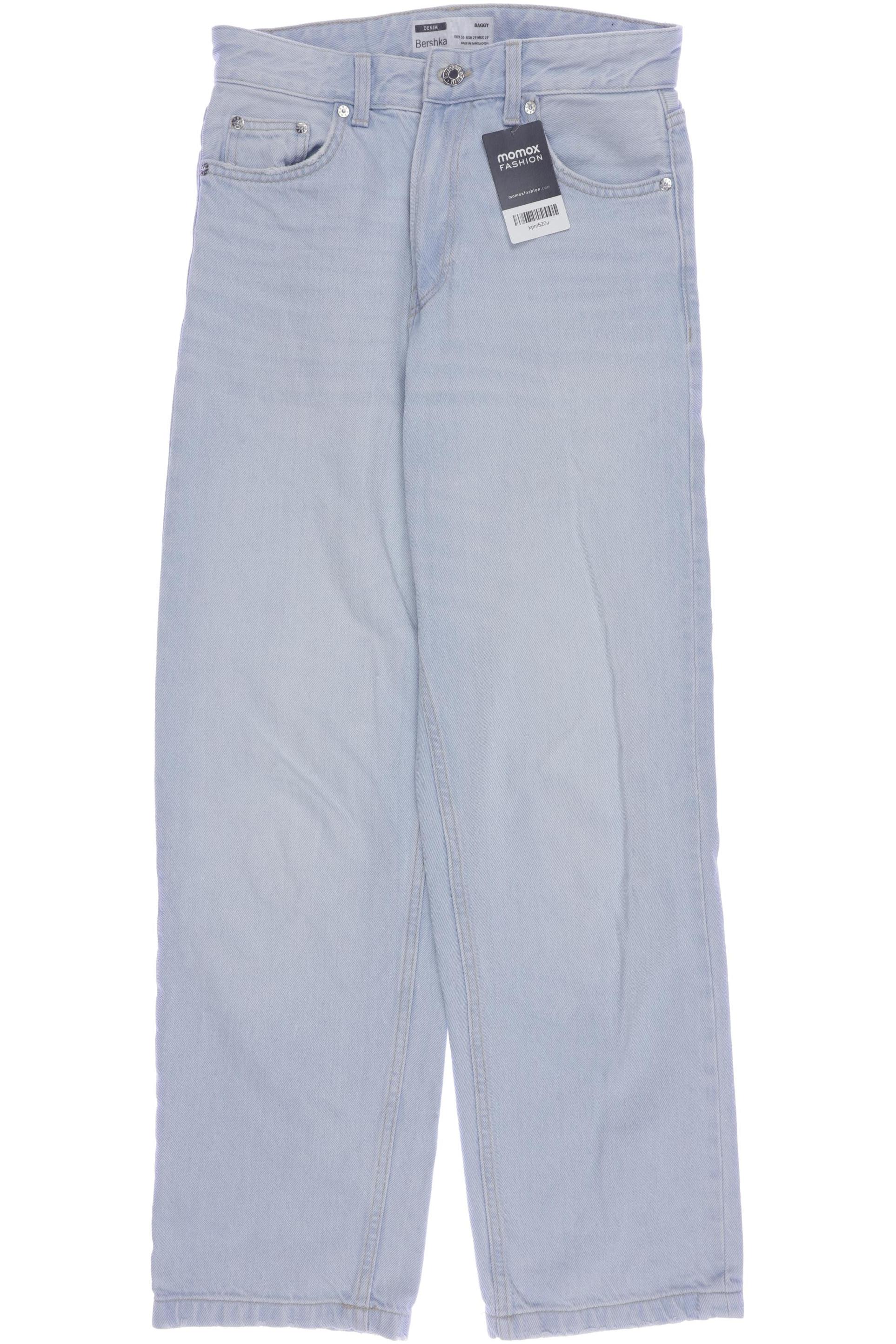 

bershka Damen Jeans, hellblau, Gr. 36
