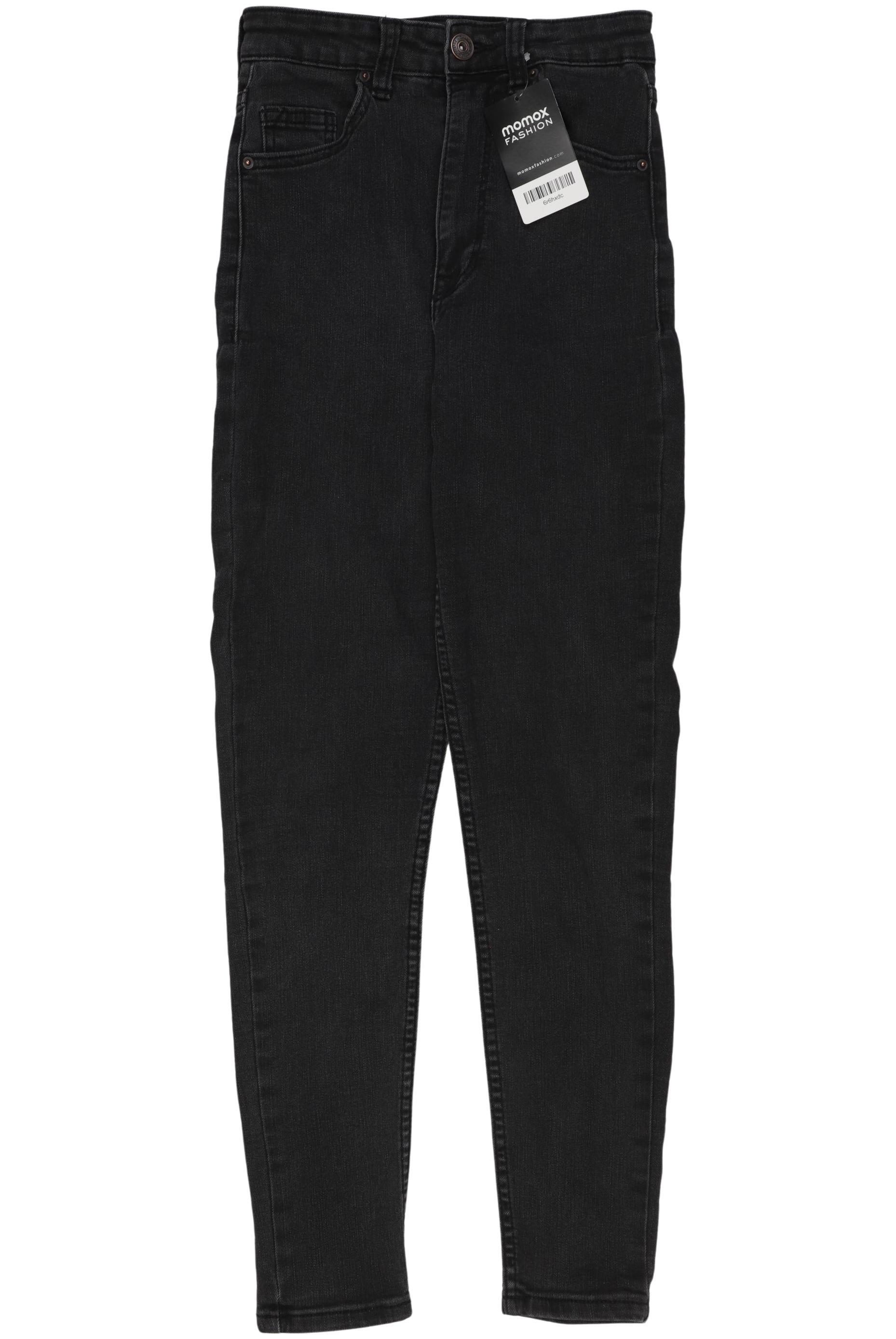 

bershka Damen Jeans, schwarz, Gr. 36