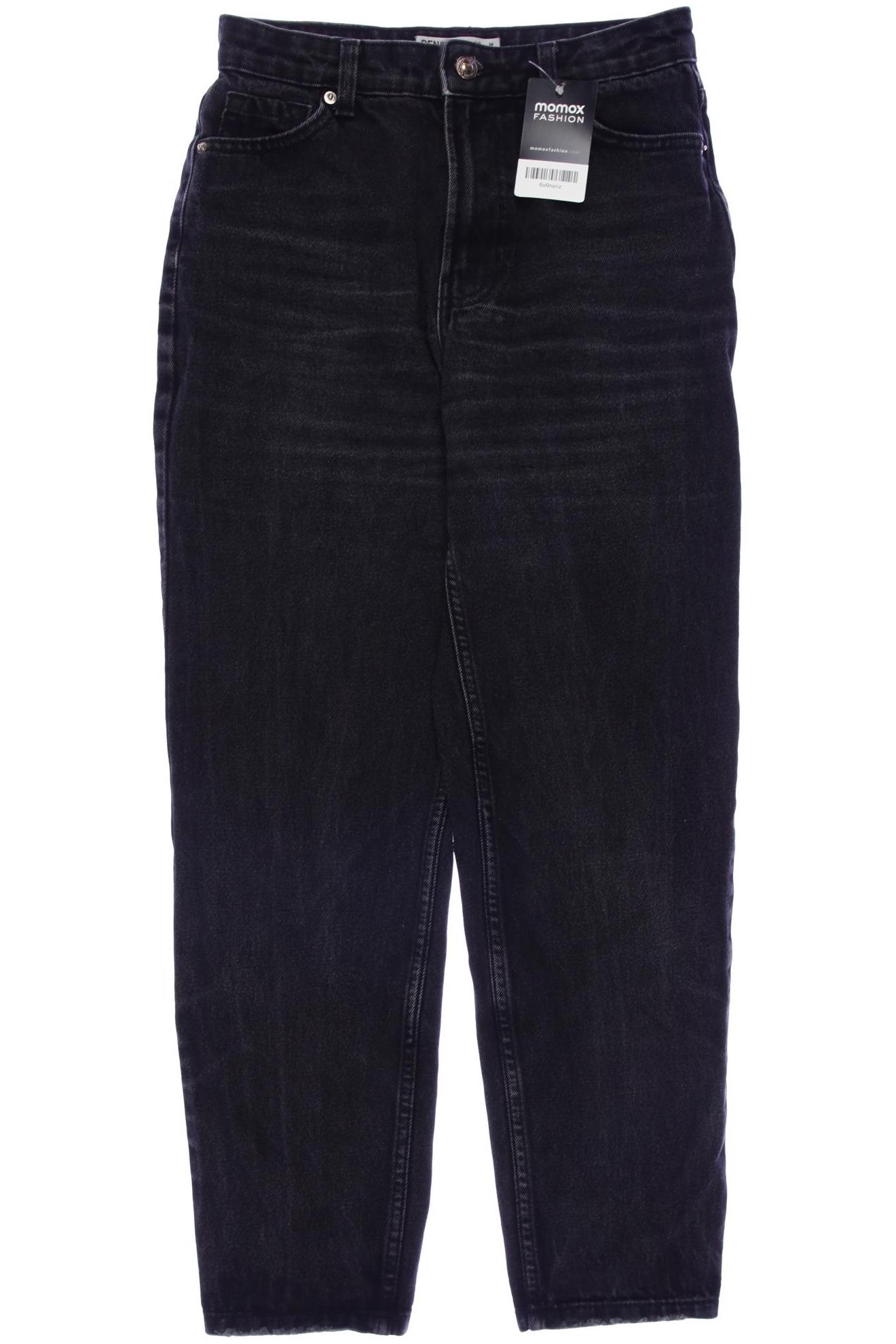 

bershka Damen Jeans, schwarz, Gr. 34