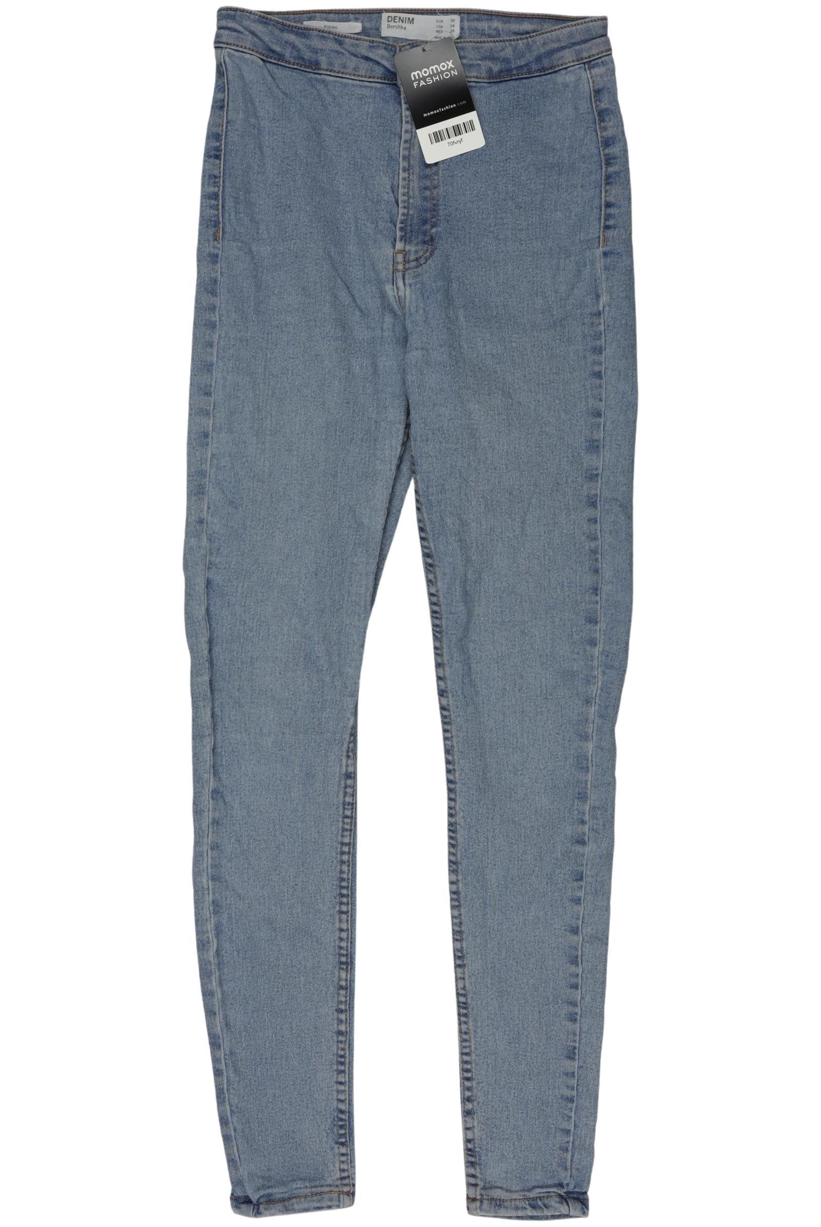 

bershka Damen Jeans, blau, Gr. 36