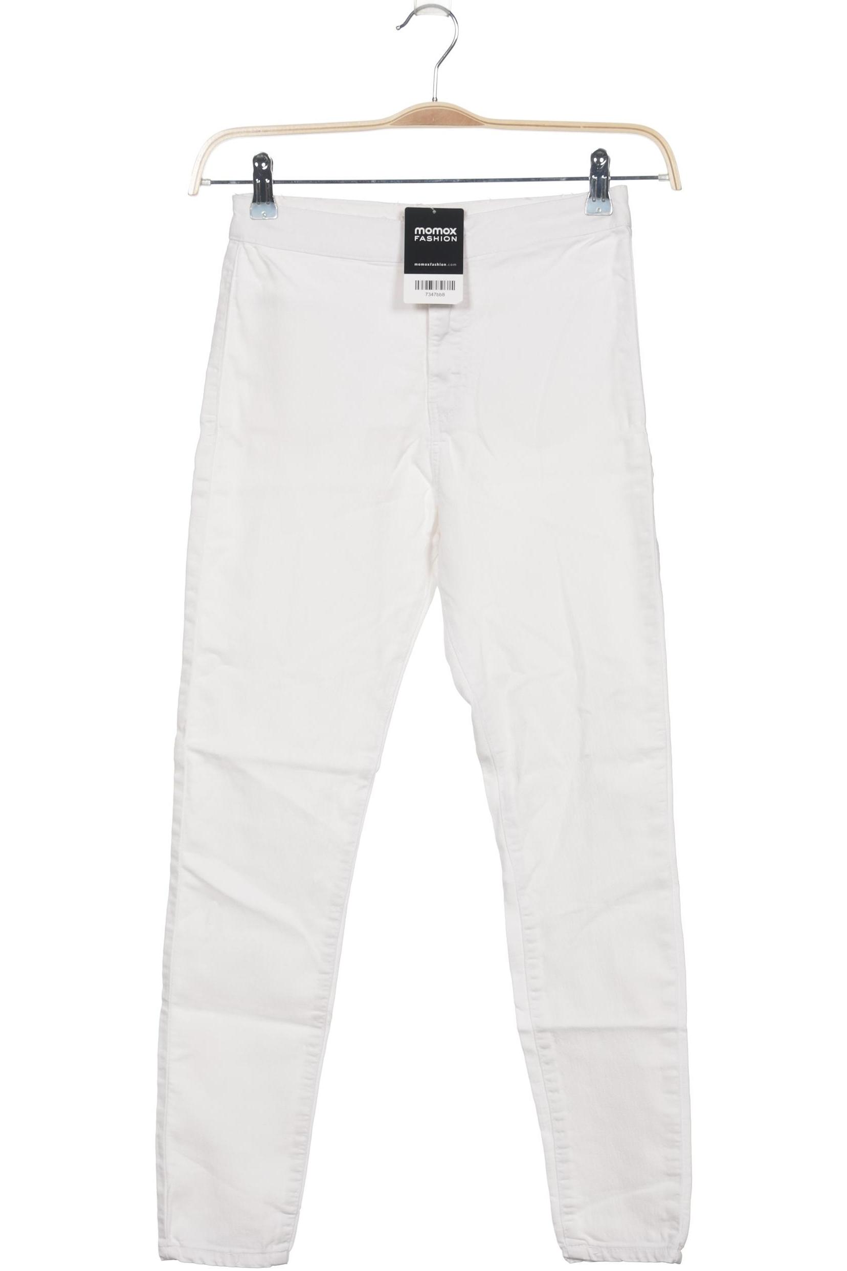 

bershka Damen Jeans, weiß, Gr. 38
