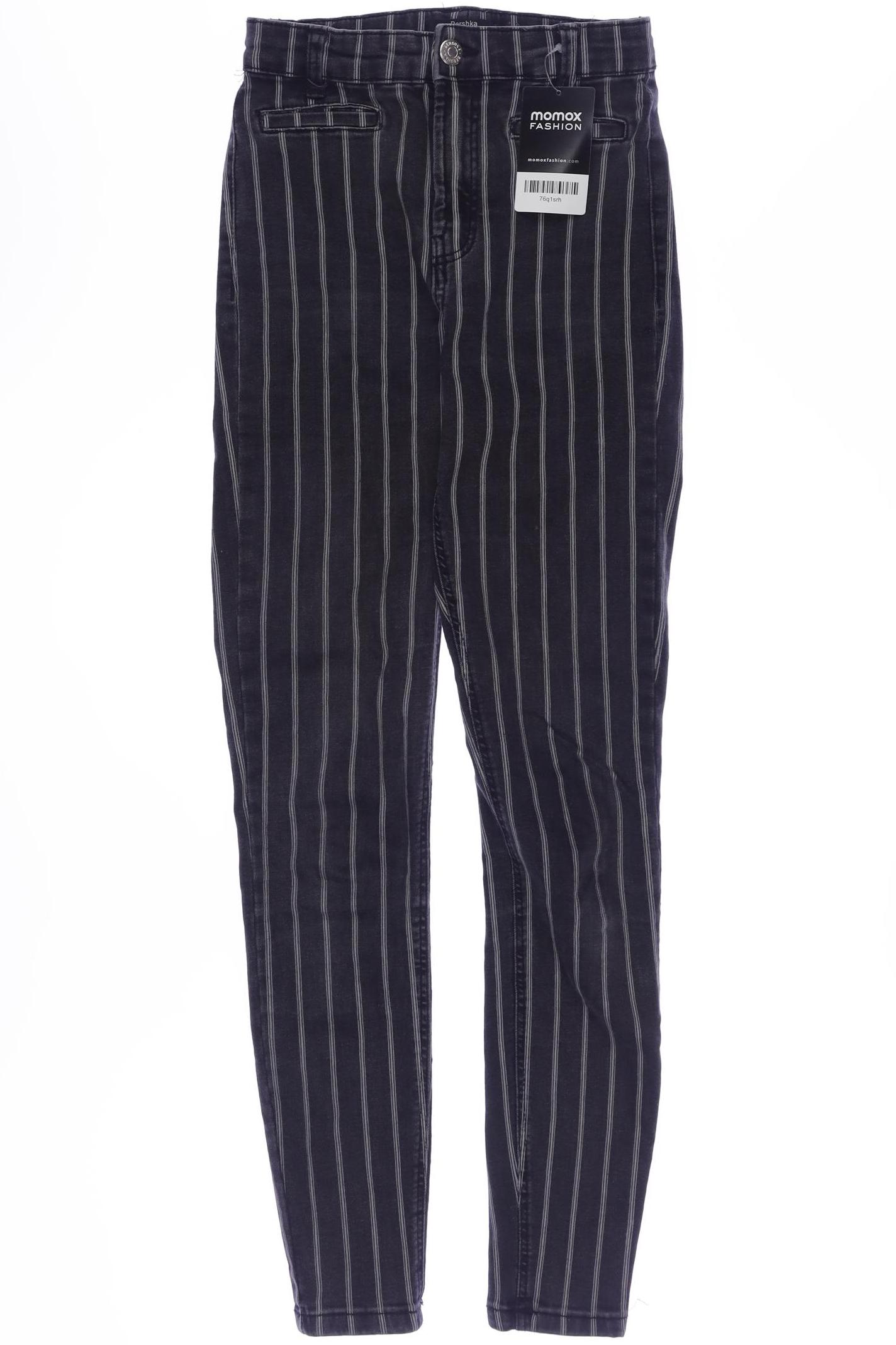 

bershka Damen Jeans, grau, Gr. 34